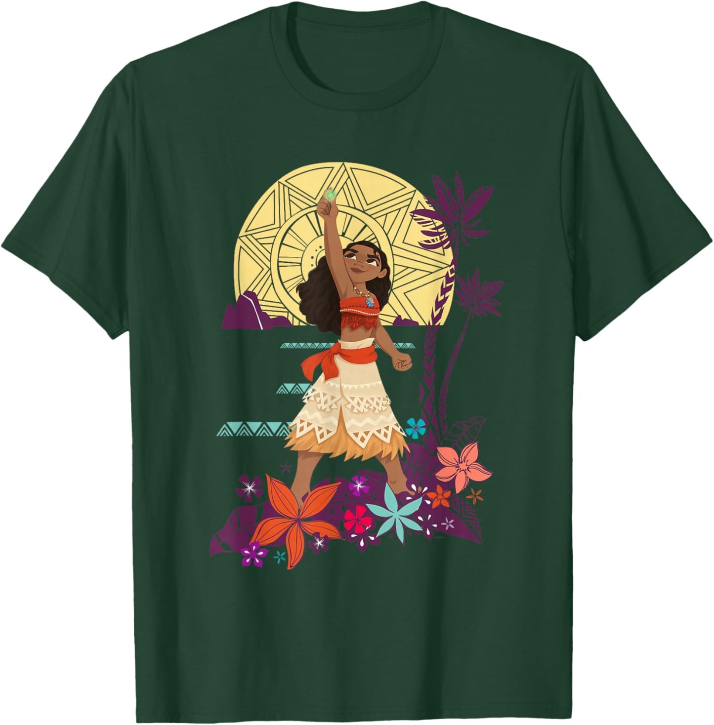 Disney Princess Moana Heart of Te Fiti Small T-Shirt - T-Shirt | Forest