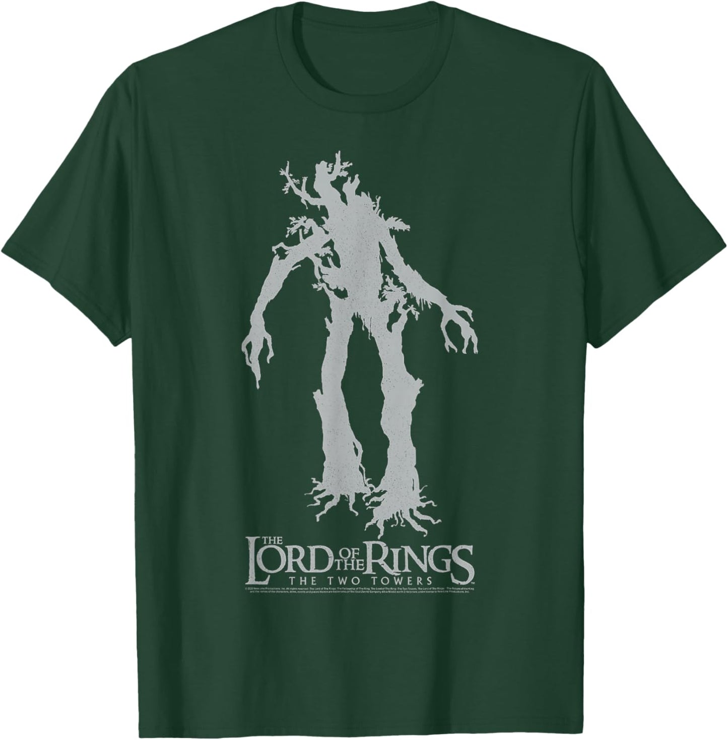 Lord Of The Rings Ents Silhouette Logo T-Shirt - T-Shirt | Forest