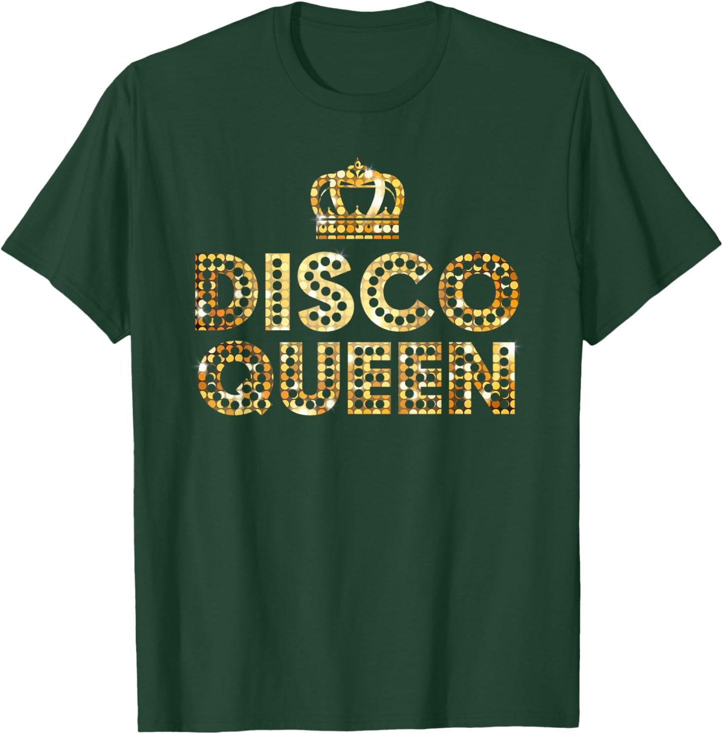 Disco Queen, Retro 70's Disco Matching Couple Gift T-Shirt - T-Shirt | Forest