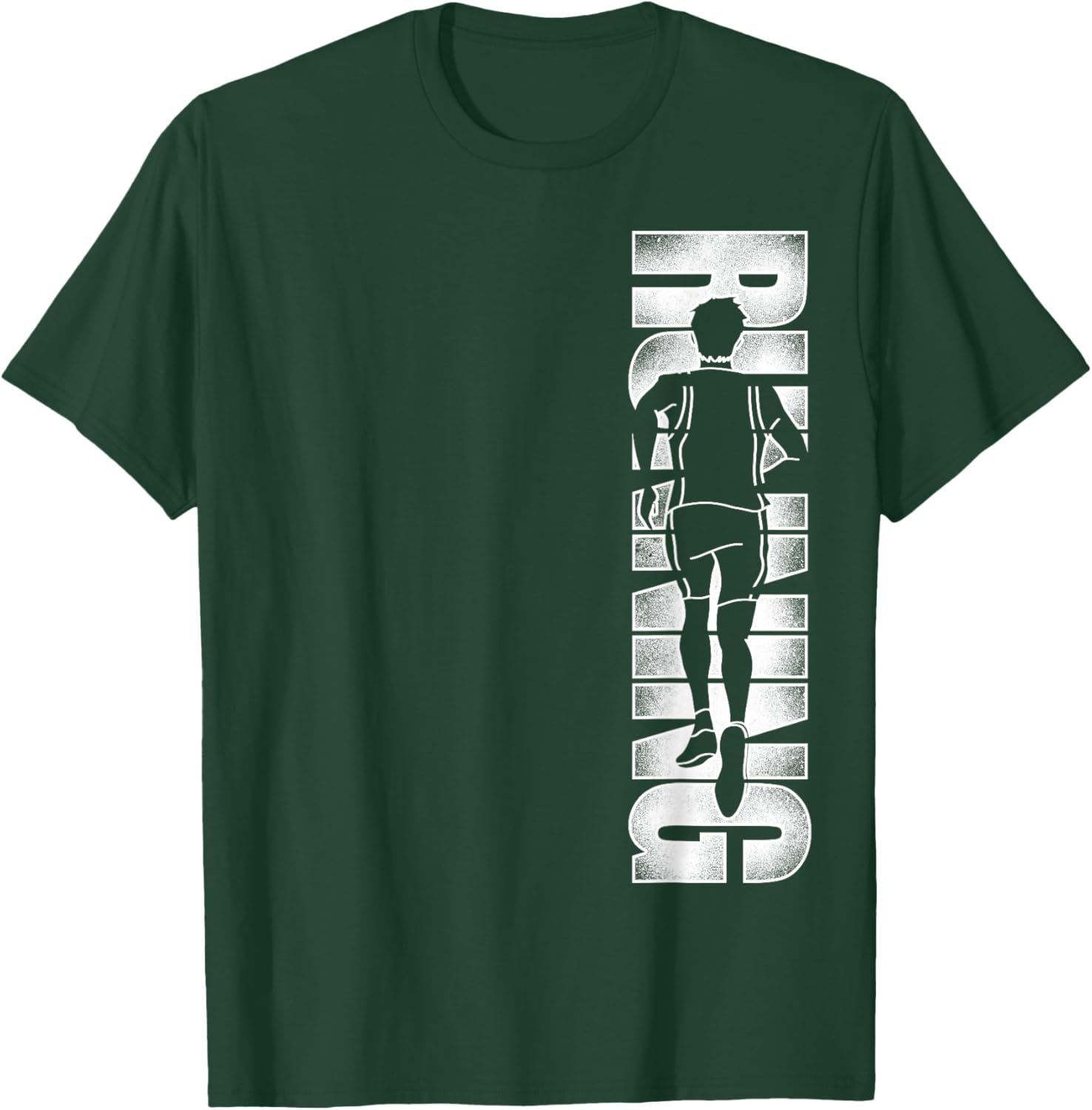 Running Runner Half Marathon Vintage Running T-Shirt - T-Shirt | Forest