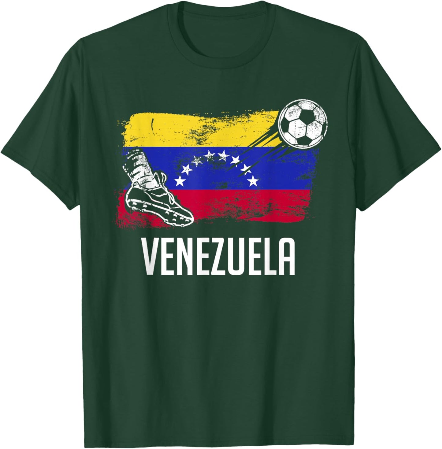 Venezuela Flag Jersey Venezuelan Soccer Team Venezuelan T-Shirt - T-Shirt | Forest