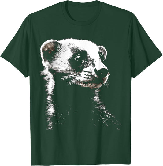 Meerkat Animal Graphic Illustration Meerkat T-Shirt - T-Shirt | Forest