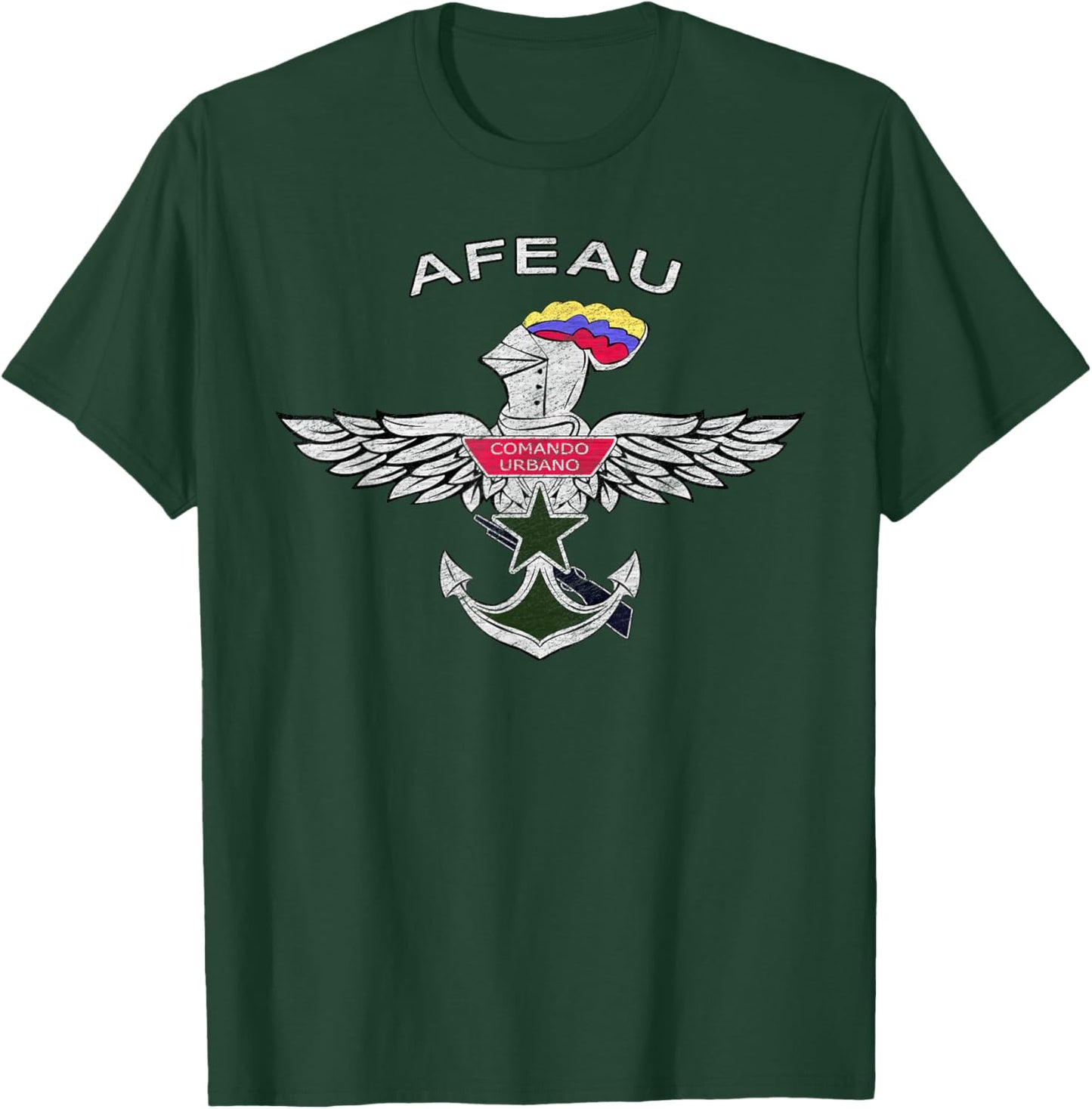AFEAU Colombian Special Force Colombia Veteran T-Shirt - T-Shirt | Forest