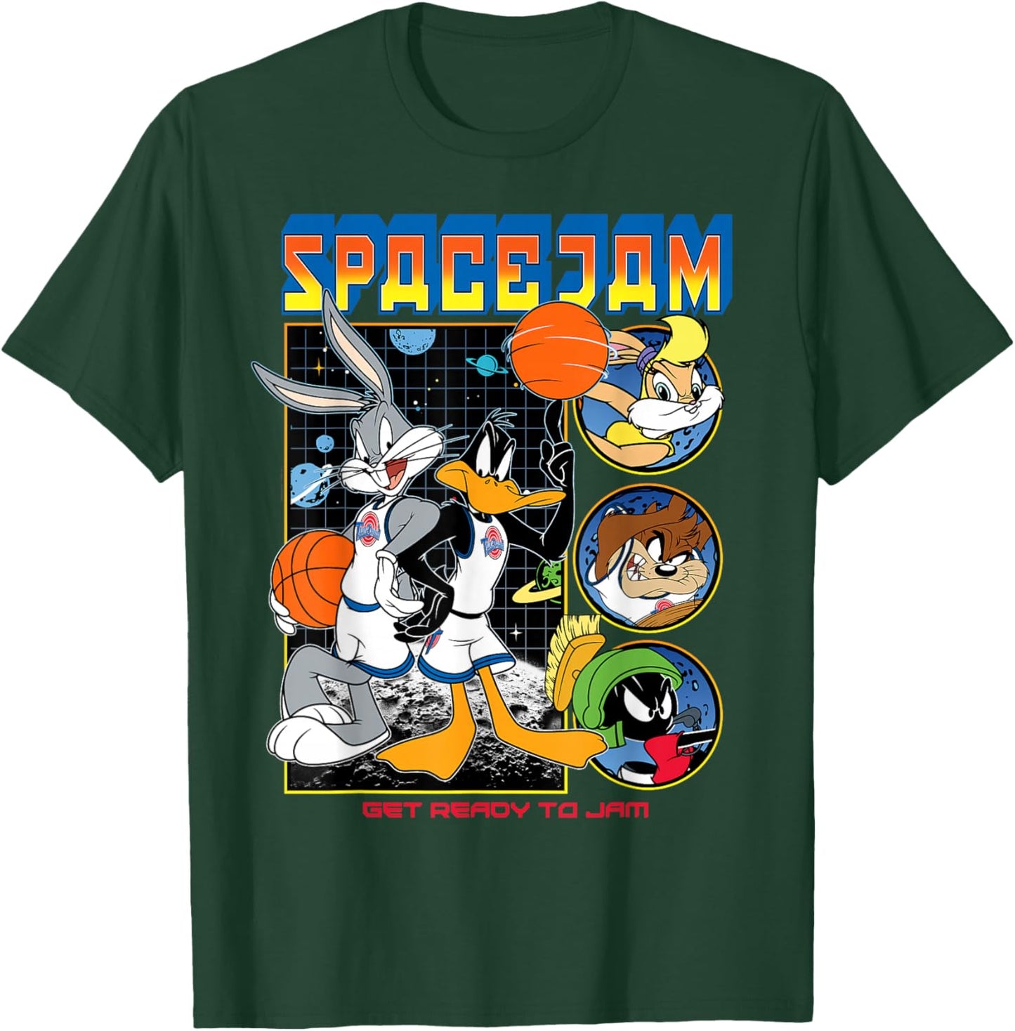 Space Jam Get Ready To Jam T-Shirt - T-Shirt | Forest