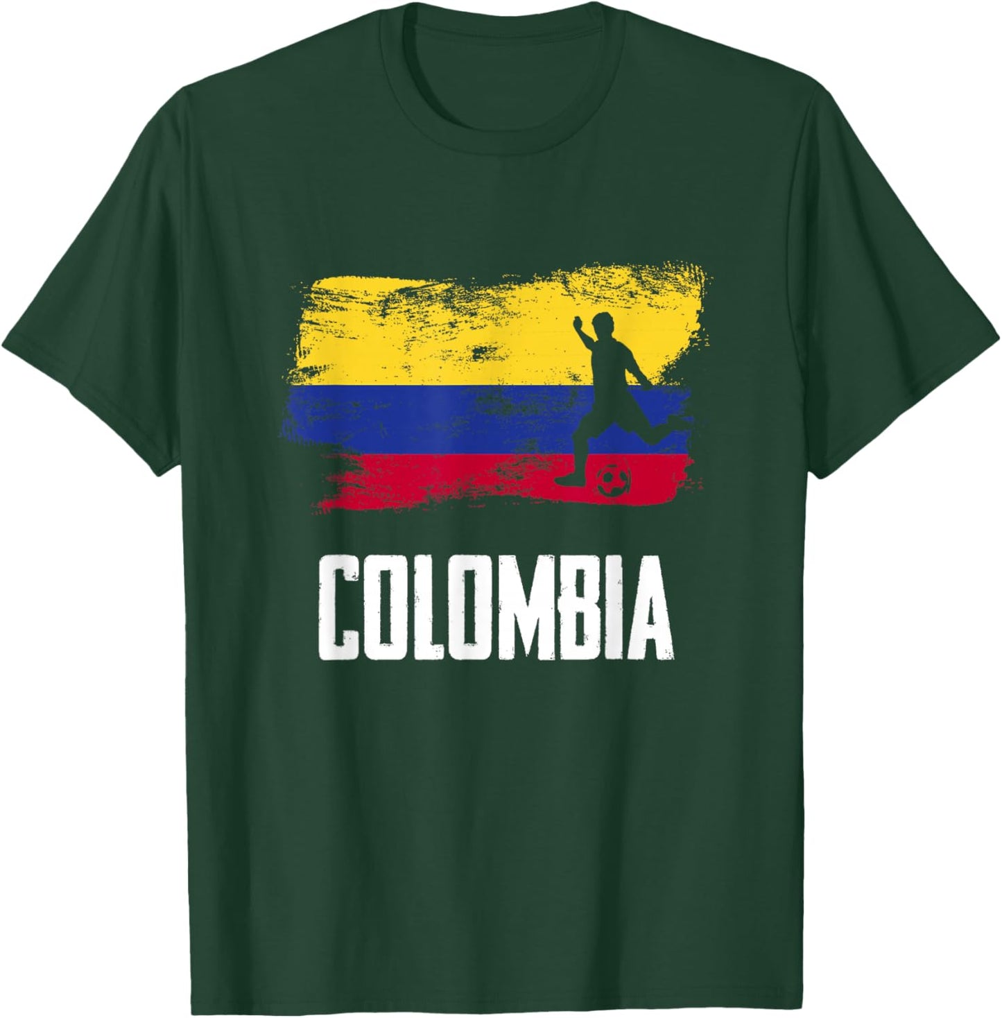 Colombia Flag Jersey Colombian Soccer Team Colombian T-Shirt - T-Shirt | Forest