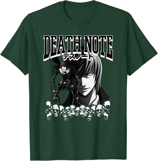 Death Note Athletic Logo Ryuk and Light Anime T-Shirt - T-Shirt | Forest