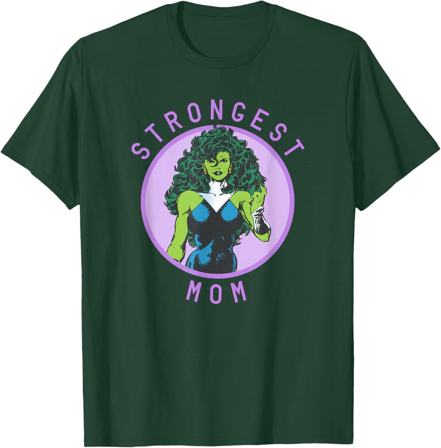 Marvel Mother's Day She-Hulk Strongest Mom Big Chest Logo T-Shirt - T-Shirt | Forest