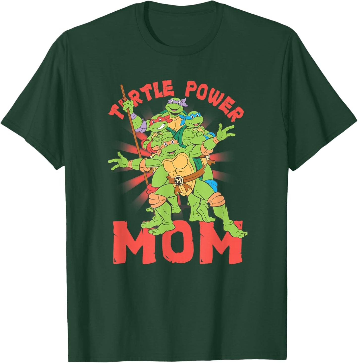 Teenage Mutant Ninja Turtles Mom Turtle Power Poster T-Shirt - T-Shirt | Forest