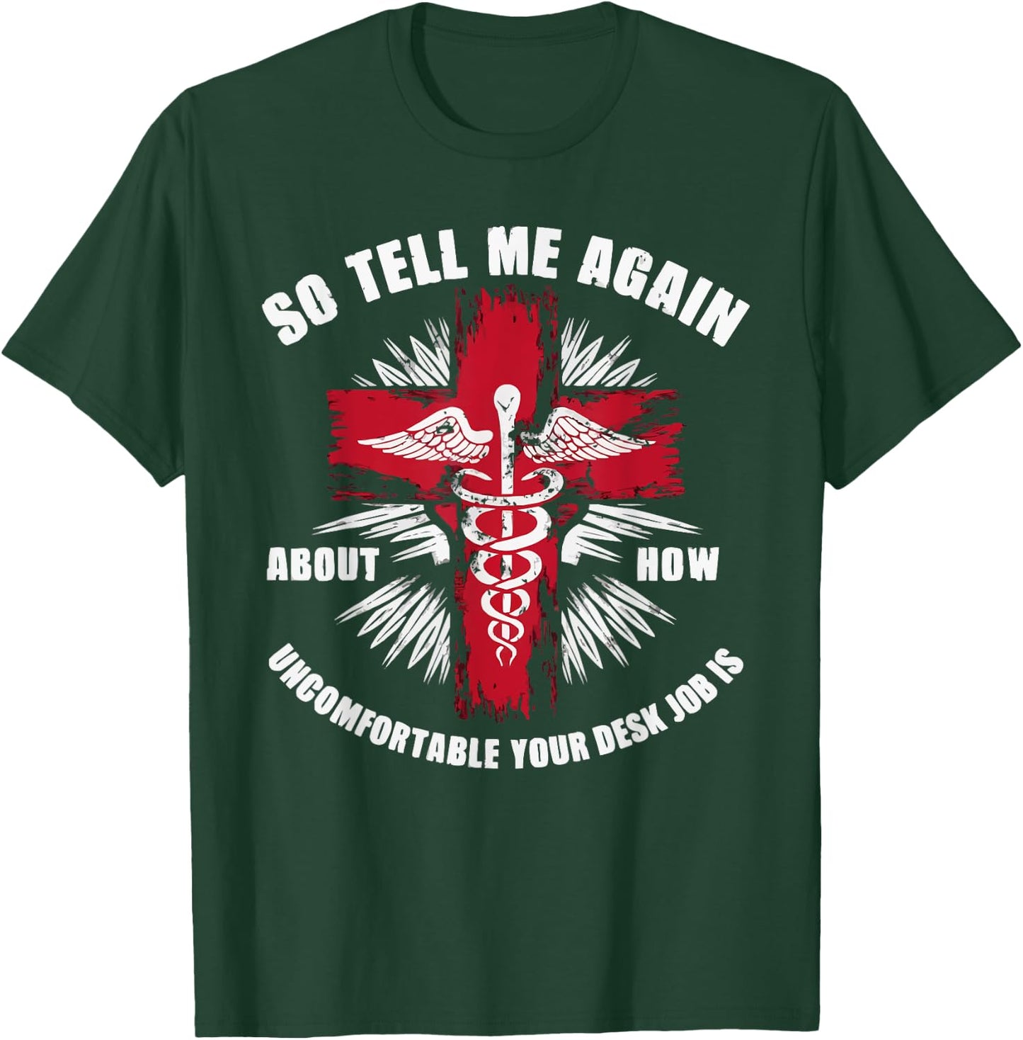 Combat Medic First Aid Field Medic Military T-Shirt - T-Shirt | Forest