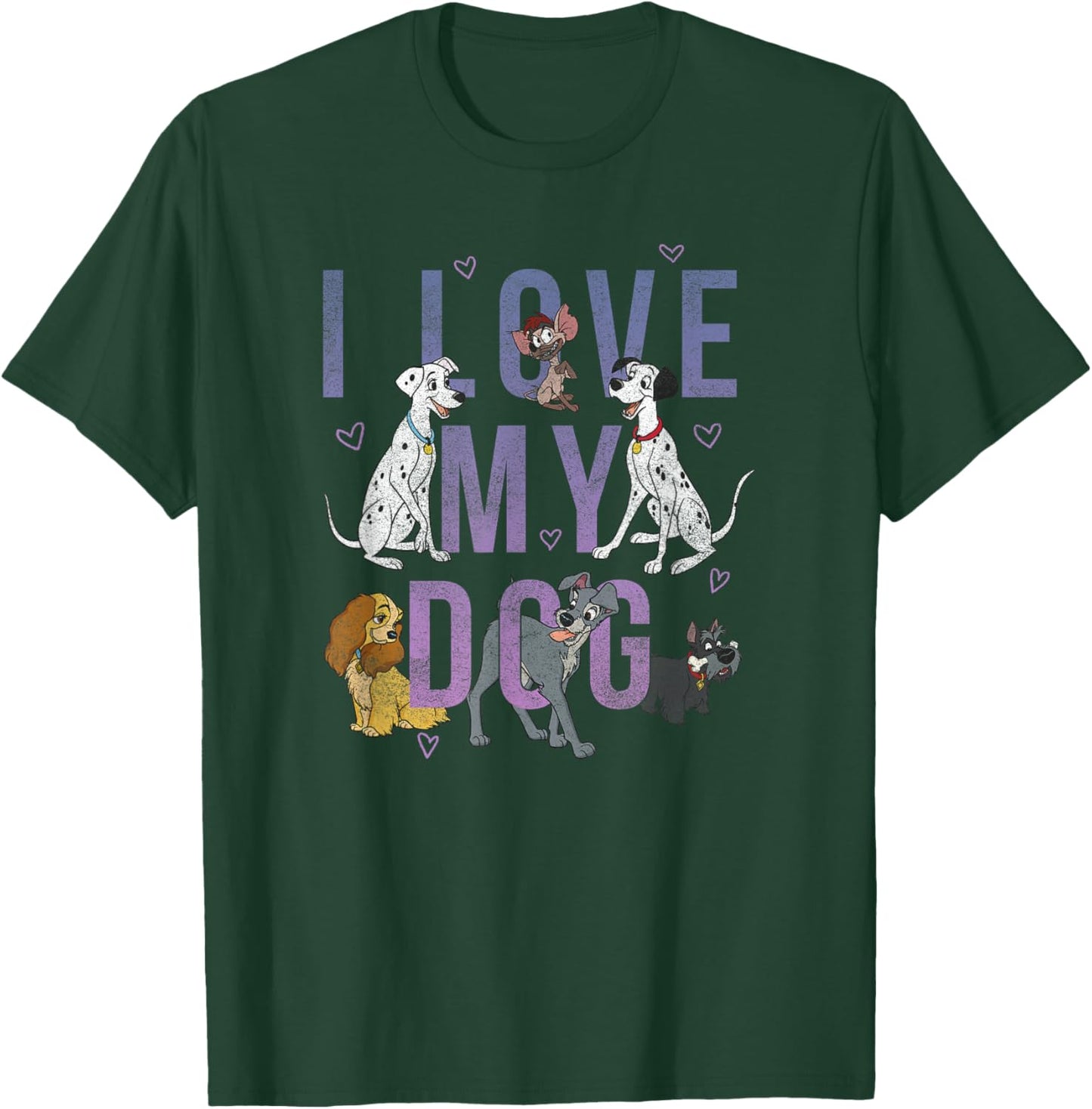 Disney Classic Group International Dog Day I Love My Dog T-Shirt - T-Shirt | Forest