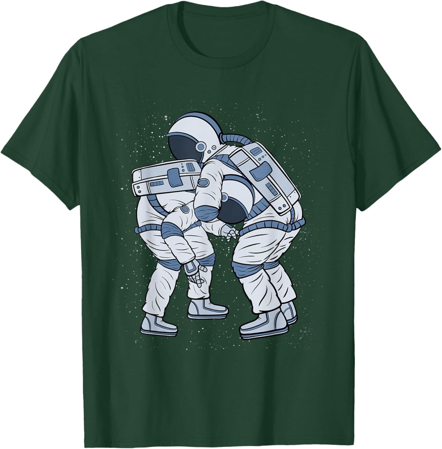Jiu-Jitsu Astronaut Jiu Jitsu BJJ Martial Arts Combat Sport T-Shirt - T-Shirt | Forest