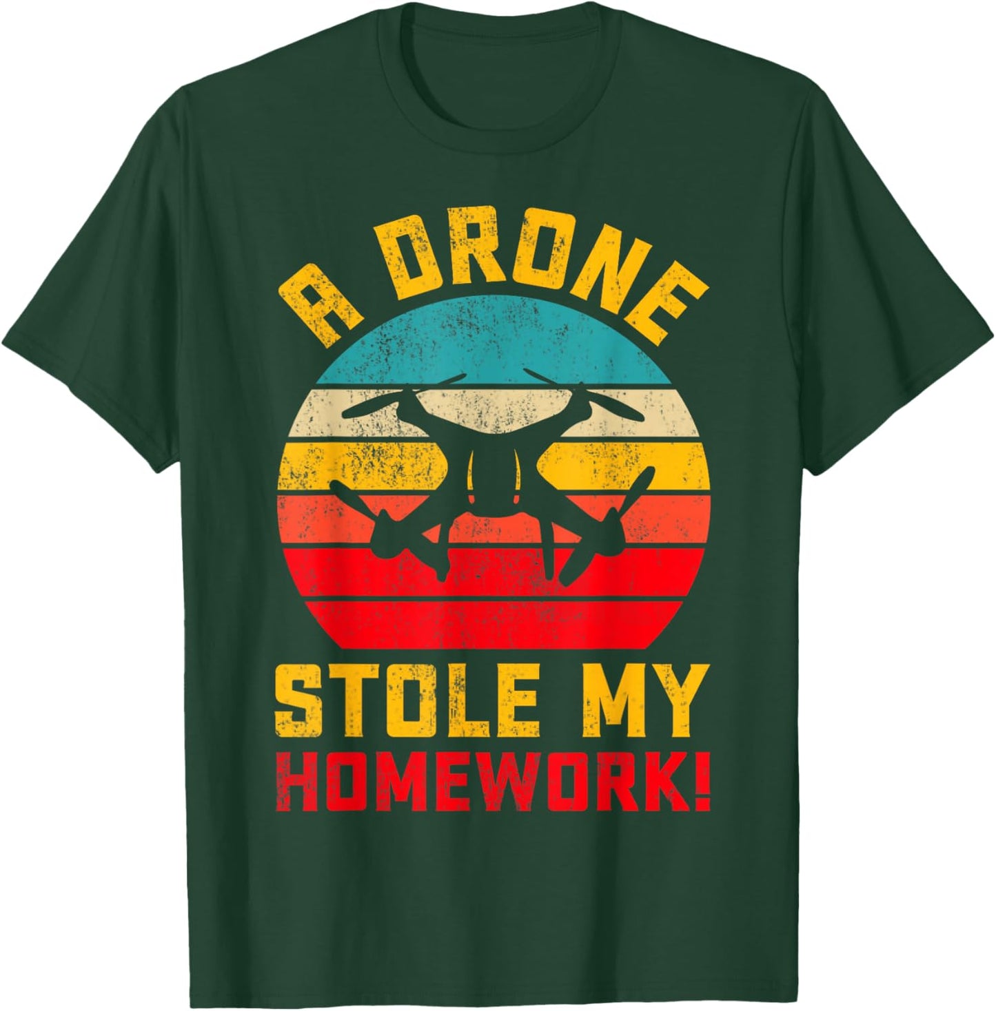 Funny Drone Pilot RC FPV Quadcopter Gifts FIDIMA -Adults Black Small Modern T-Shirt - T-Shirt | Forest