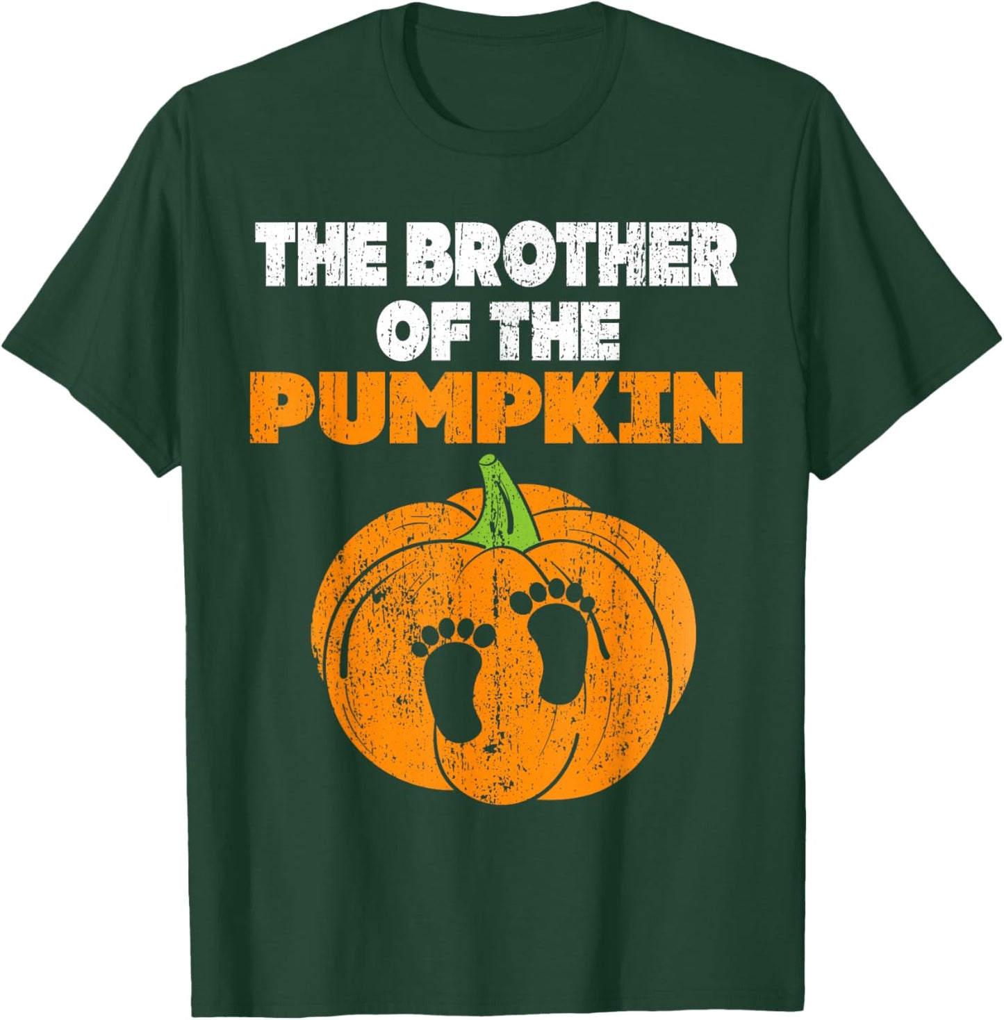 Halloween Pregnancy Costume Expecting Pumpkin Brother T-Shirt - T-Shirt | Forest