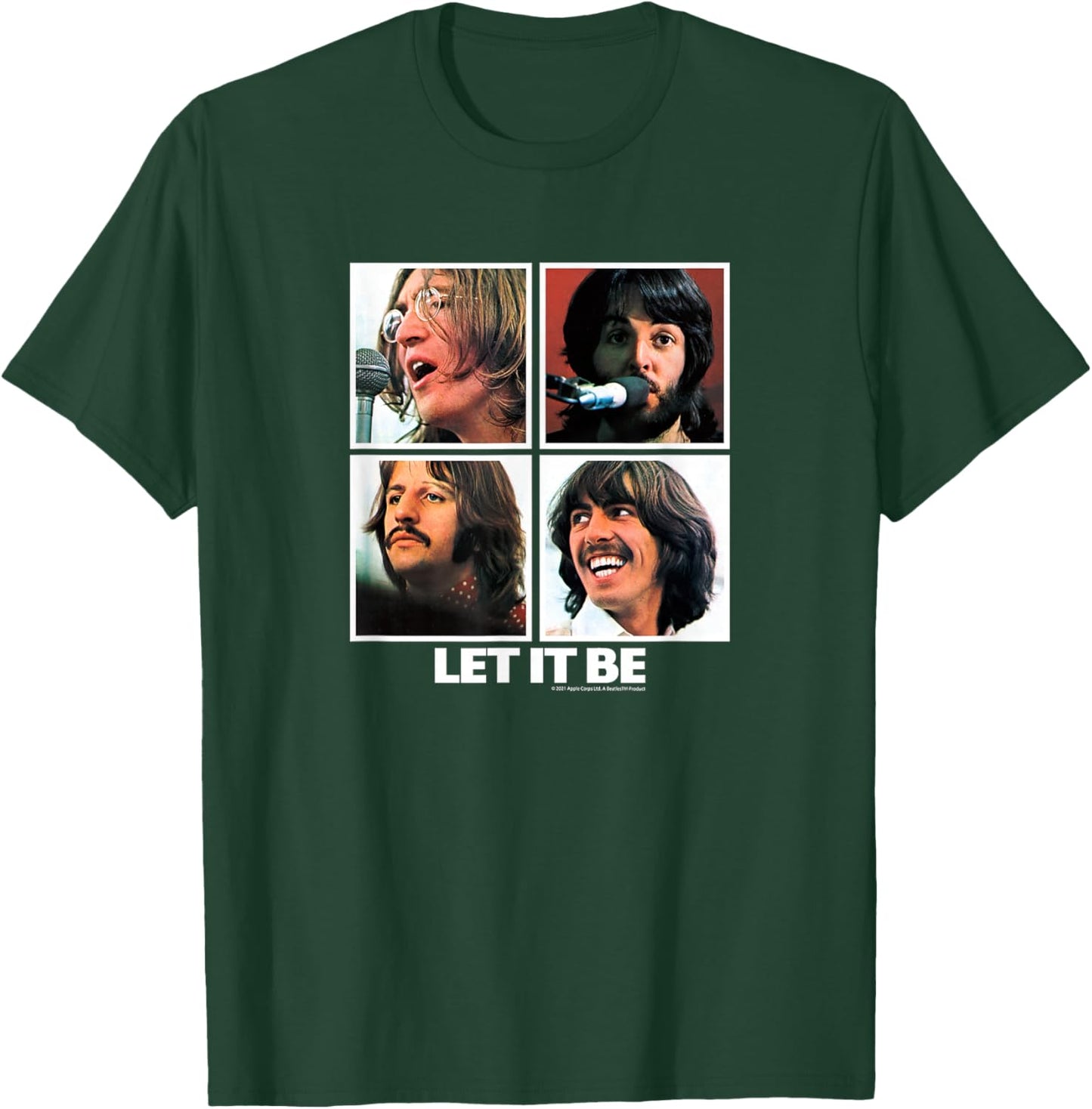 The Beatles Let It Be Square T-Shirt - T-Shirt | Forest