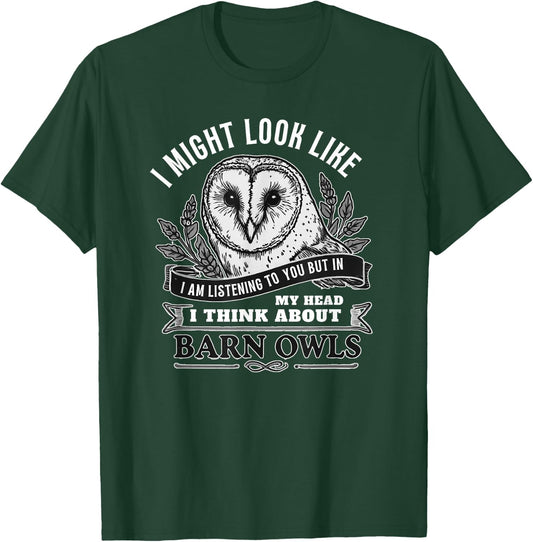 Barn Owl Lover Barn Owls T-Shirt - T-Shirt | Forest