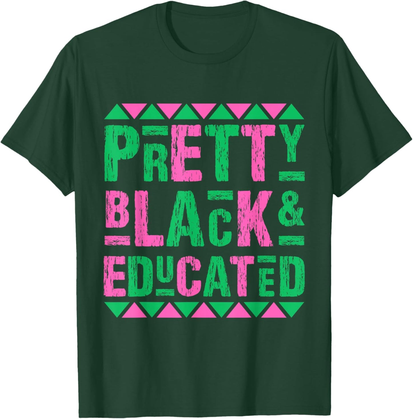 Vintage Alpha Pretty Black And Educated Alpha Hand Sign 1908 T-Shirt - T-Shirt | Forest