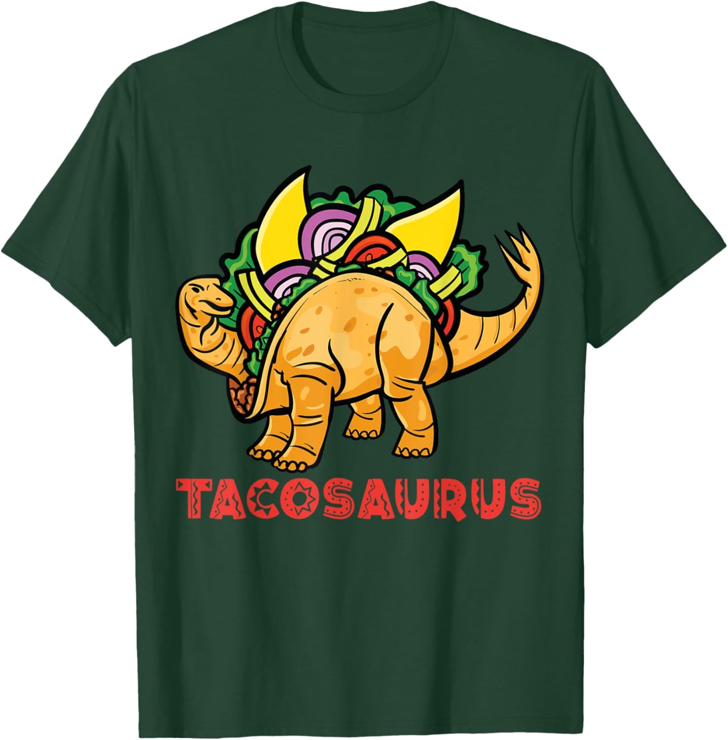 Tacosaurus Dinosaur Sauropode Apatosaurus Taco T-Shirt - T-Shirt | Forest