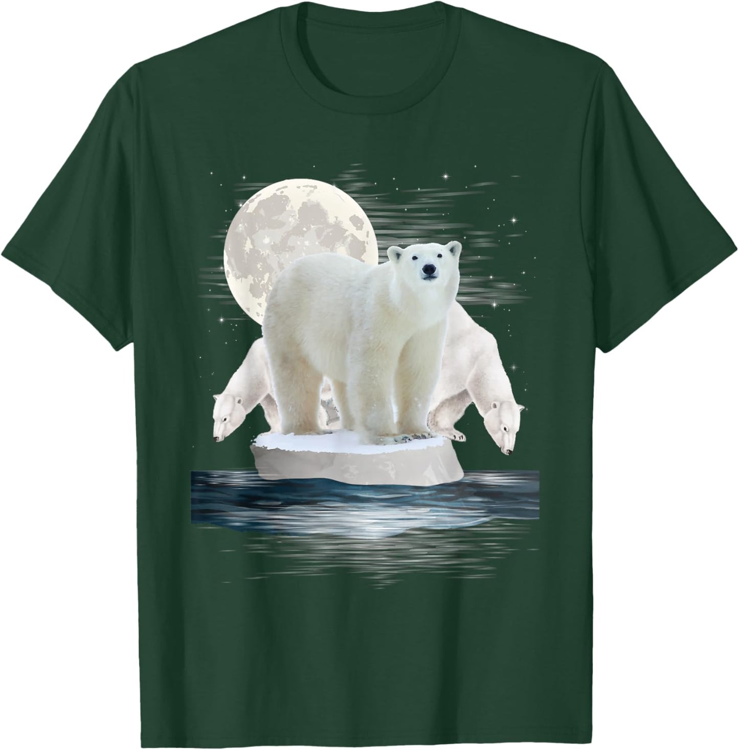 Polar Bears - Wildlife Zoo Animal Lover Zookeeper Nature T-Shirt - T-Shirt | Forest