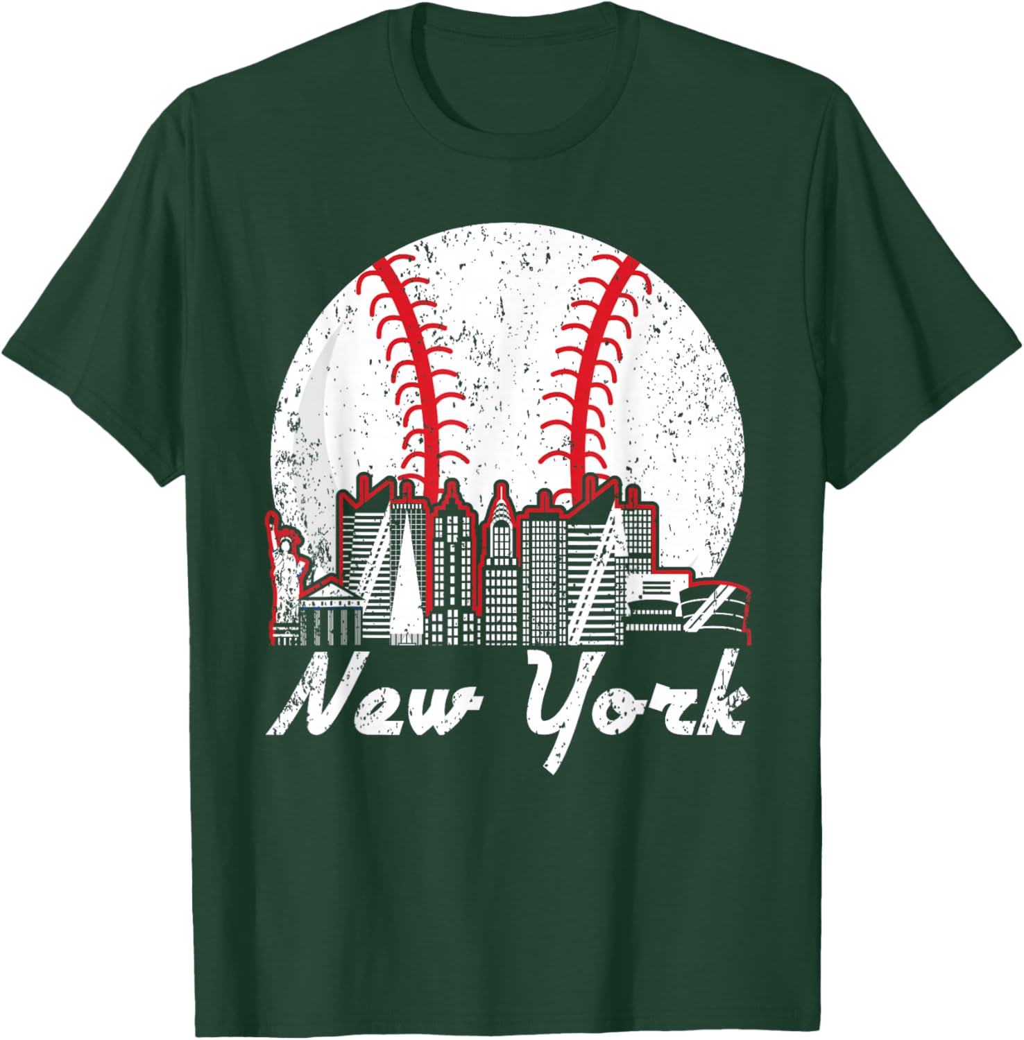 New York Baseball NY T-Shirt - T-Shirt | Forest
