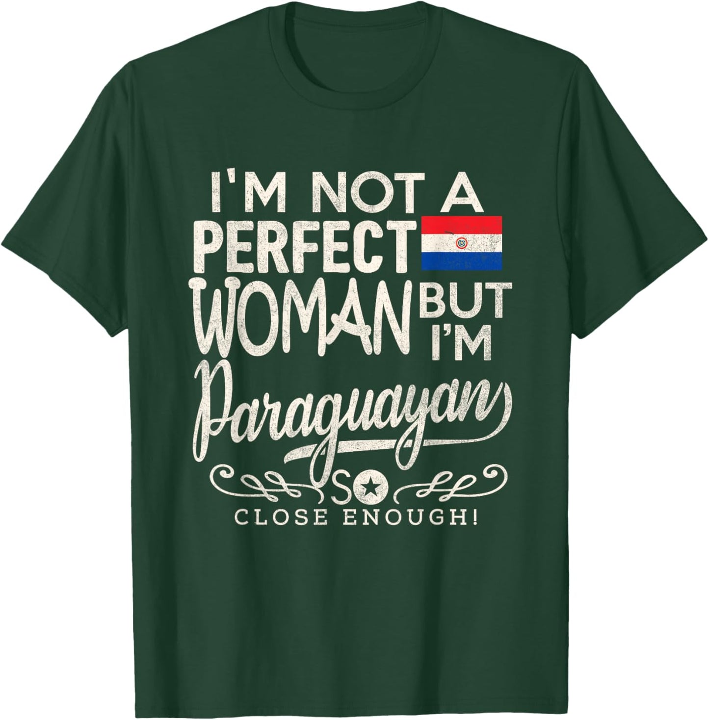 Paraguay Flag Woman Shirt Paraguayan Pride Souvenir Funny T-Shirt - T-Shirt | Forest