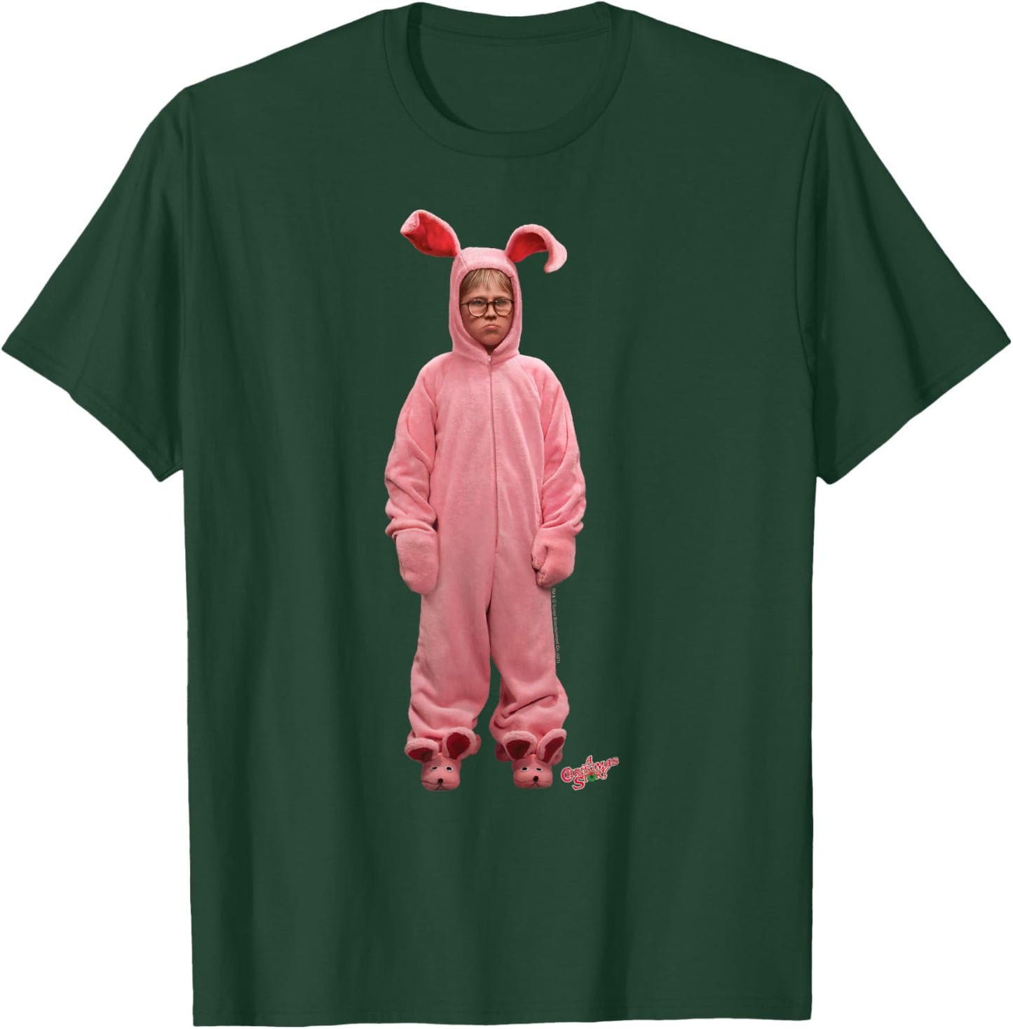 A Christmas Story Ralphie Pink Bunny Pink Nightmare T-Shirt - T-Shirt | Forest