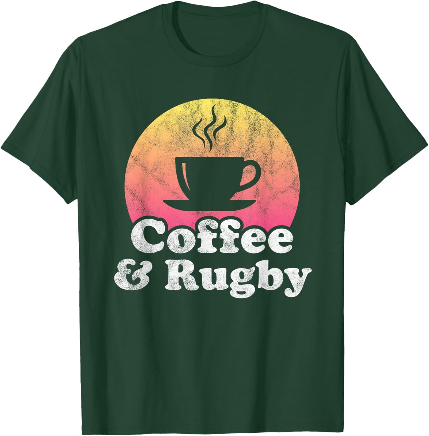 Coffee and Rugby T-Shirt - T-Shirt | Forest