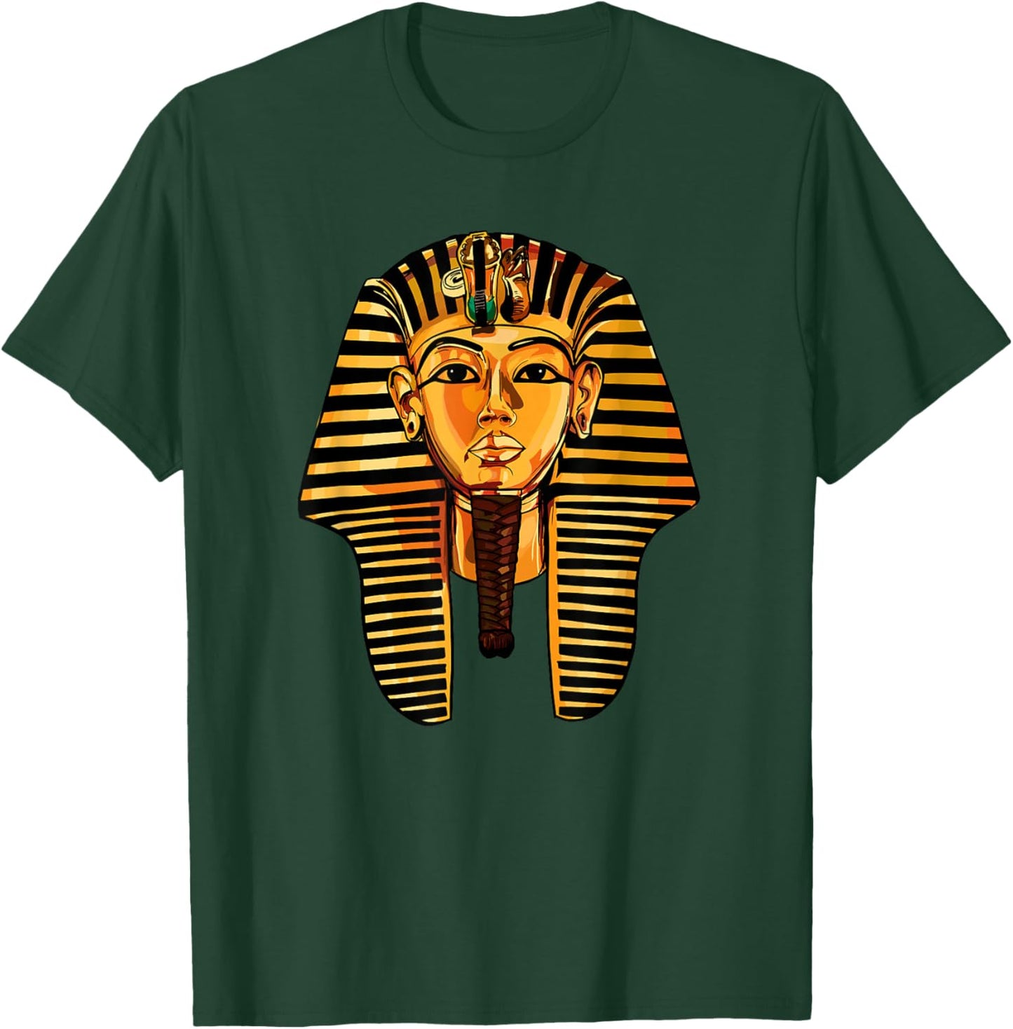 King Pharaoh Tutankhamun King TUT Pharaoh Ancient Egyptian T-Shirt - T-Shirt | Forest