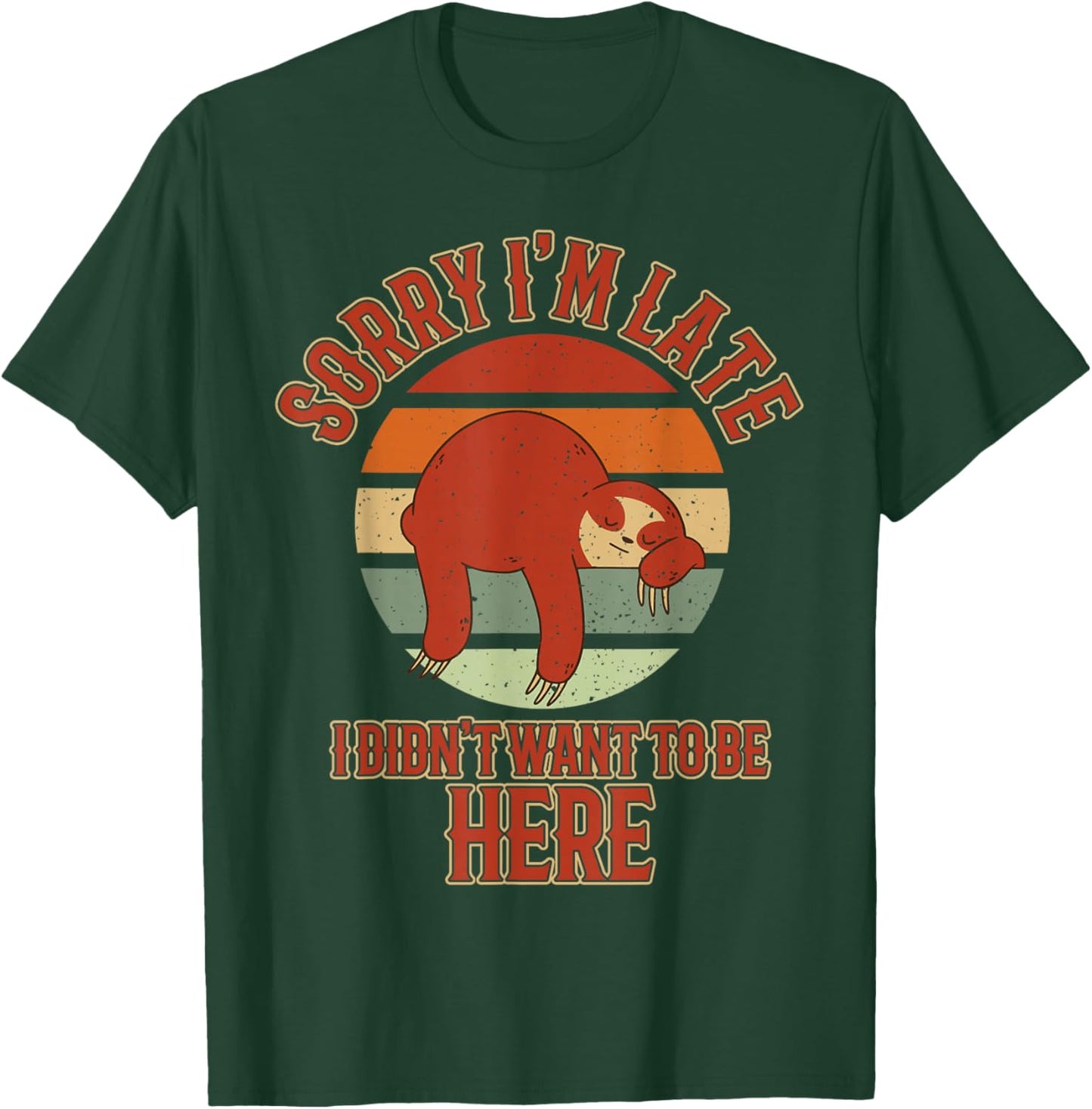 Sleepy sloth lazy animal forest jungle mammal sloth T-Shirt - T-Shirt | Forest