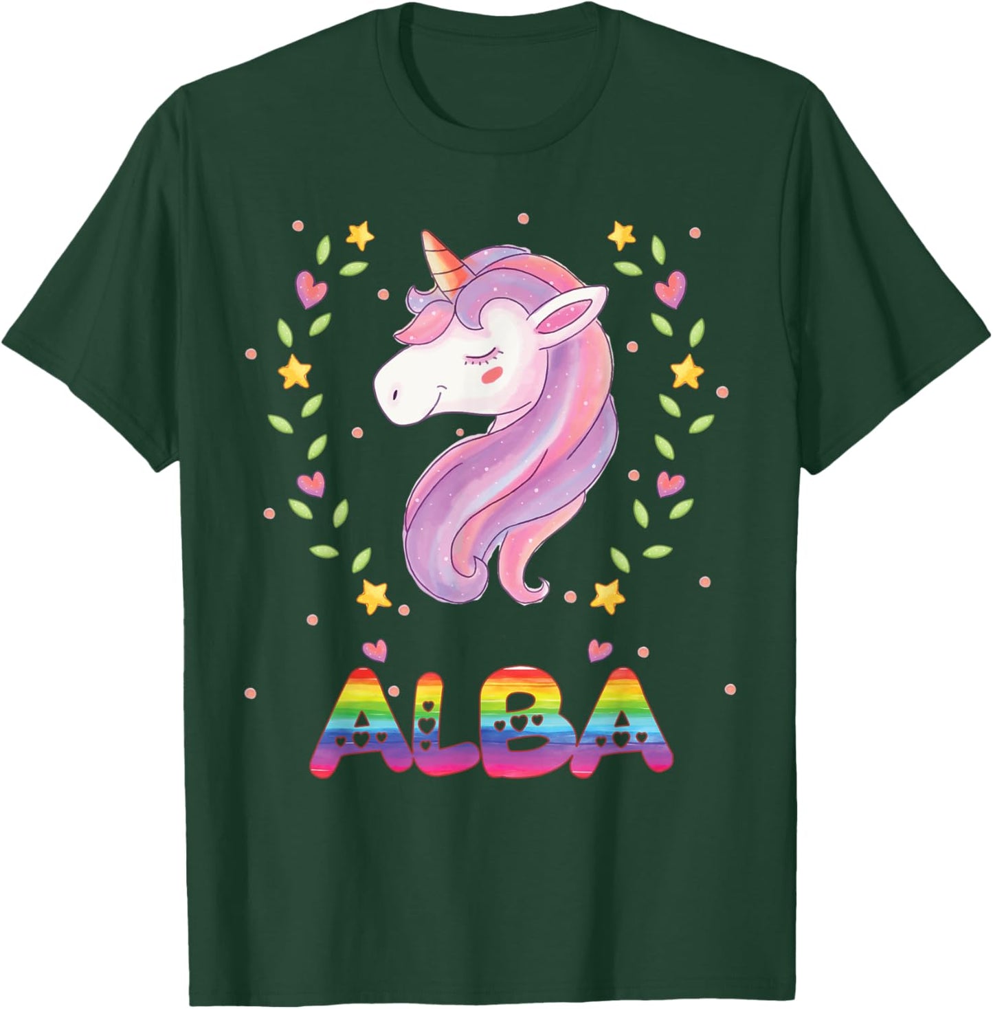 Alba T Shirt Gift Girls Named Alba T-Shirt - T-Shirt | Forest