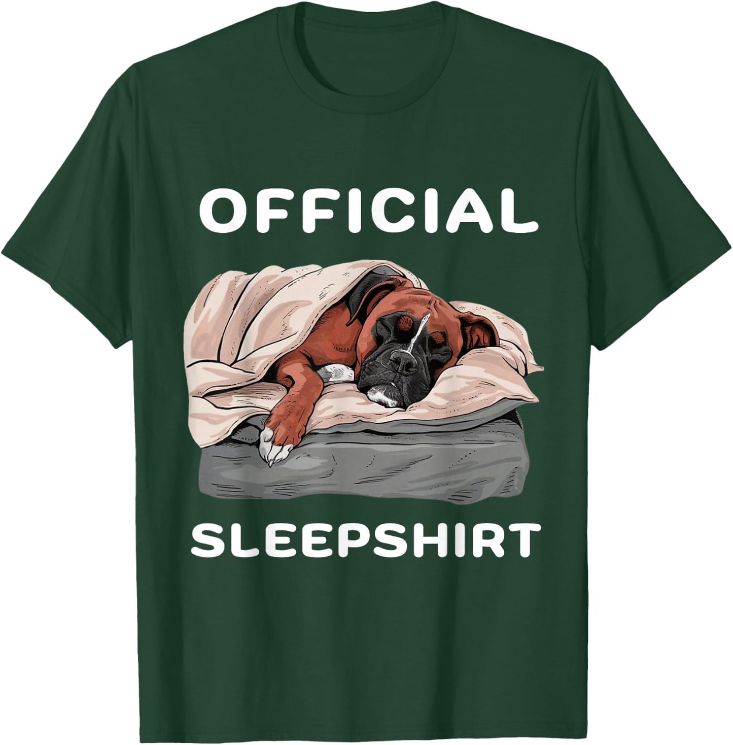 Boxer Dog Lover Official Sleepshirt Pyjamas T-Shirt - T-Shirt | Forest