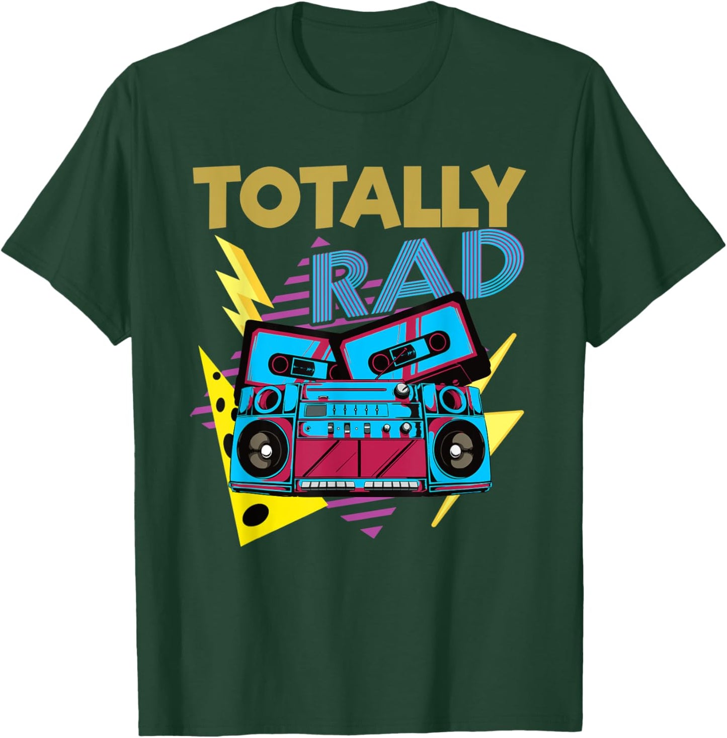 This Is My 80s Costume 80s Party Totally Rad T-Shirt - T-Shirt | Forest