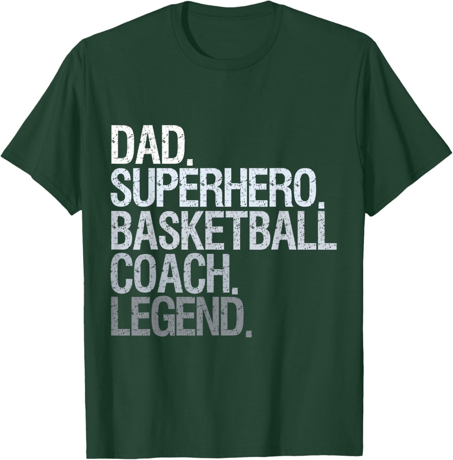 Basketball Coach dad T-Shirt - T-Shirt | Forest
