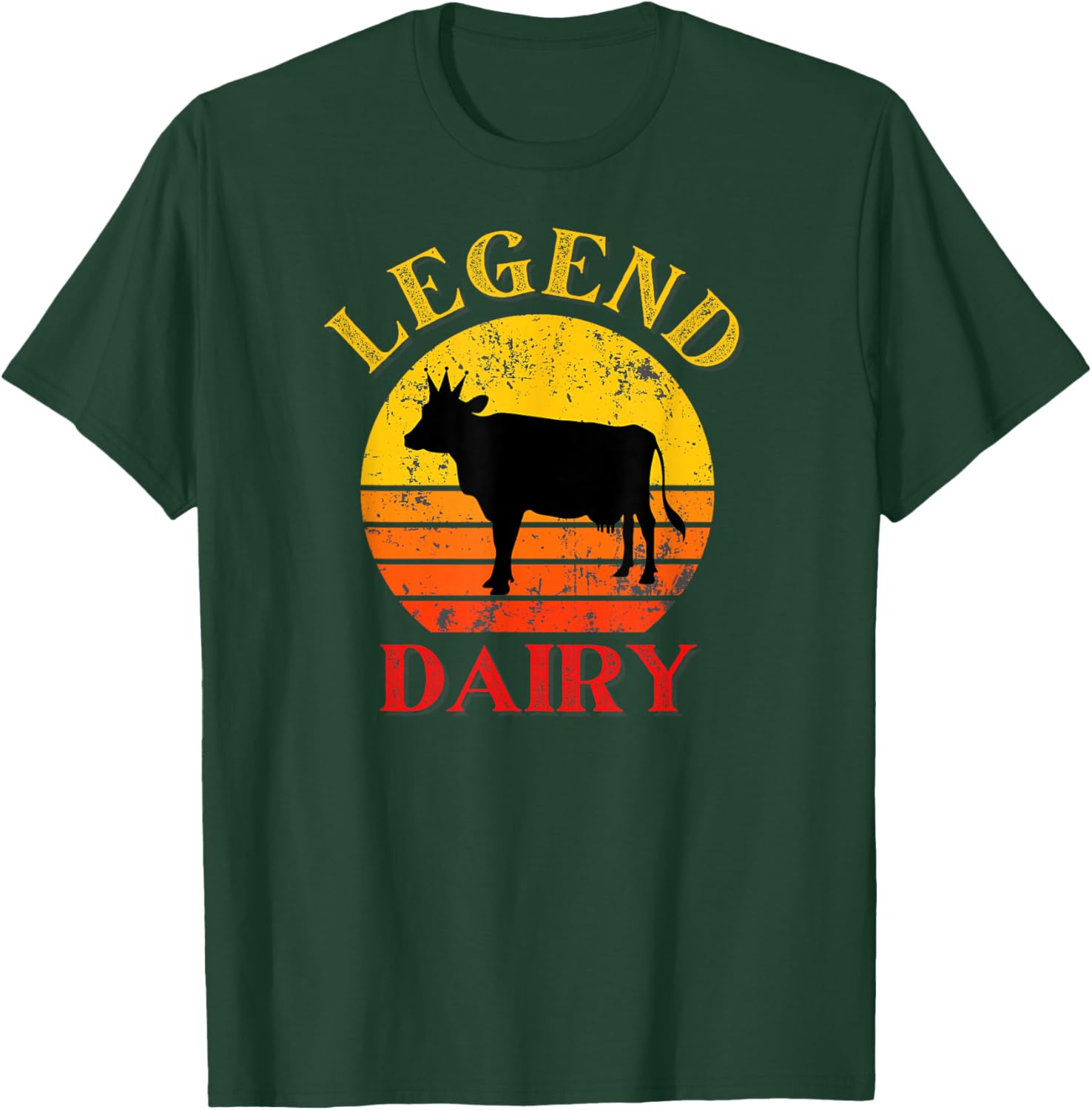 Legend Dairy Cow A Legend on the Farm T-Shirt - T-Shirt | Forest