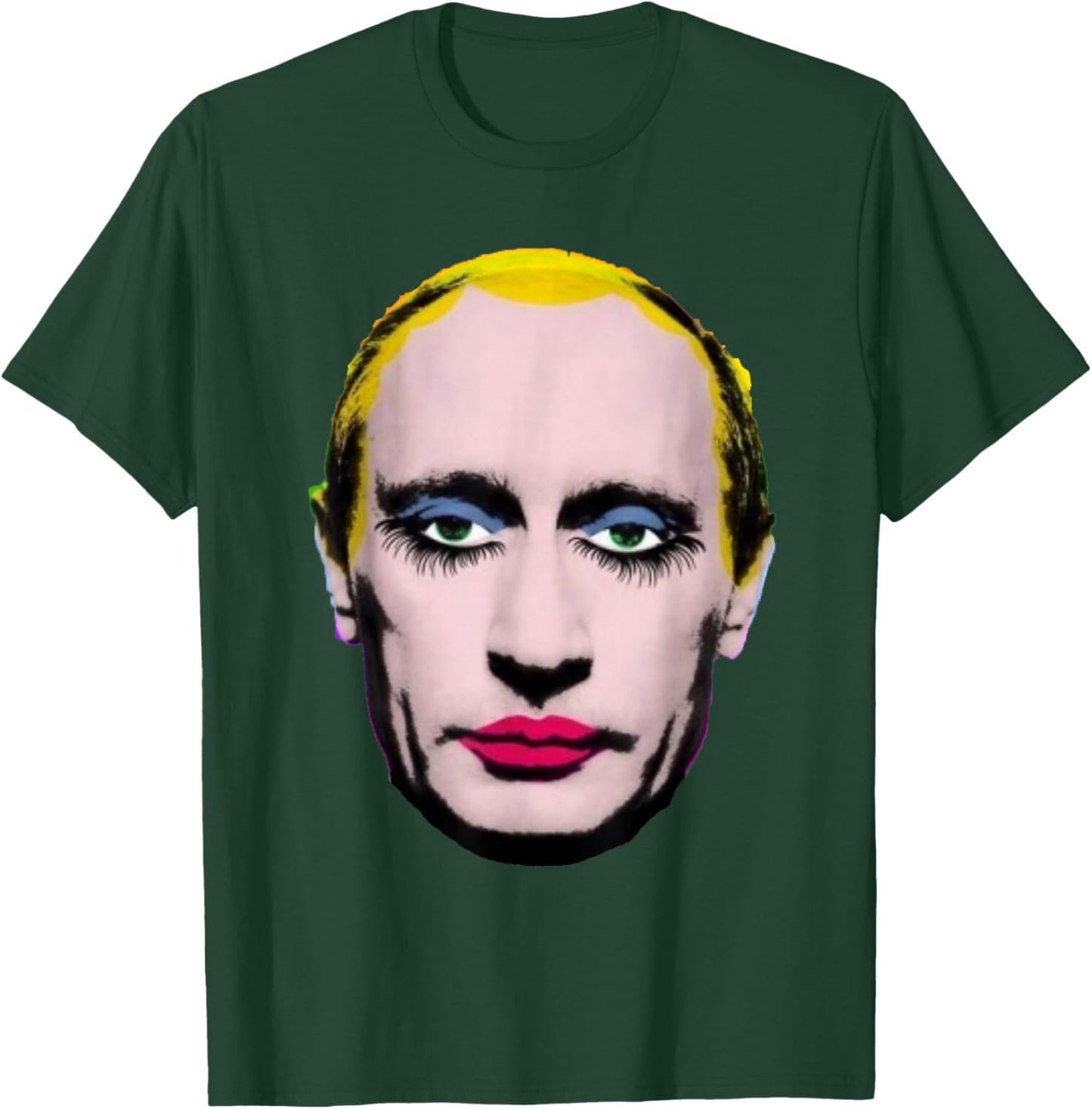 Vladimir Putin in lipstick T-Shirt - T-Shirt | Forest