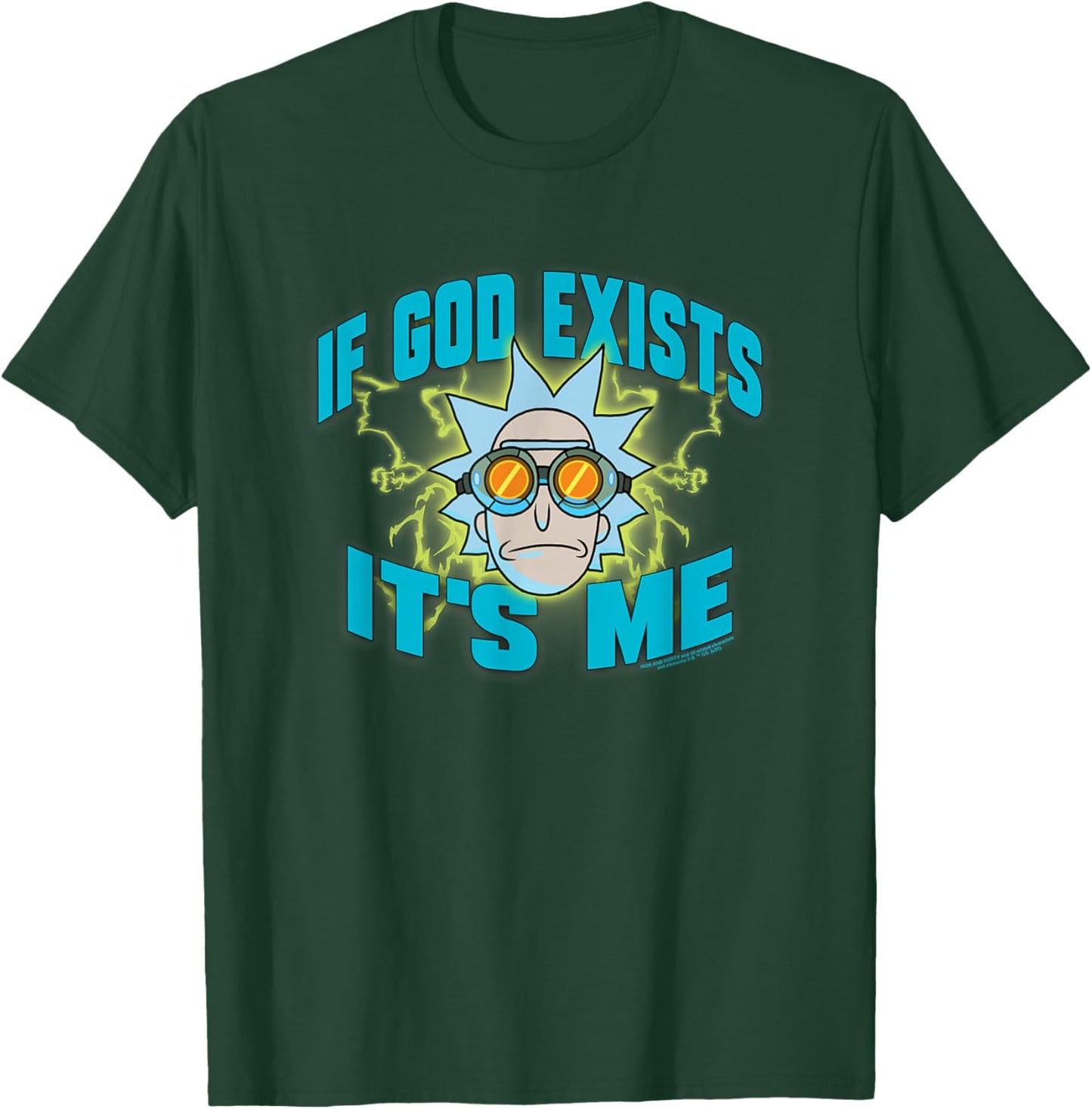 Rick and Morty If God Exists T-Shirt - T-Shirt | Forest