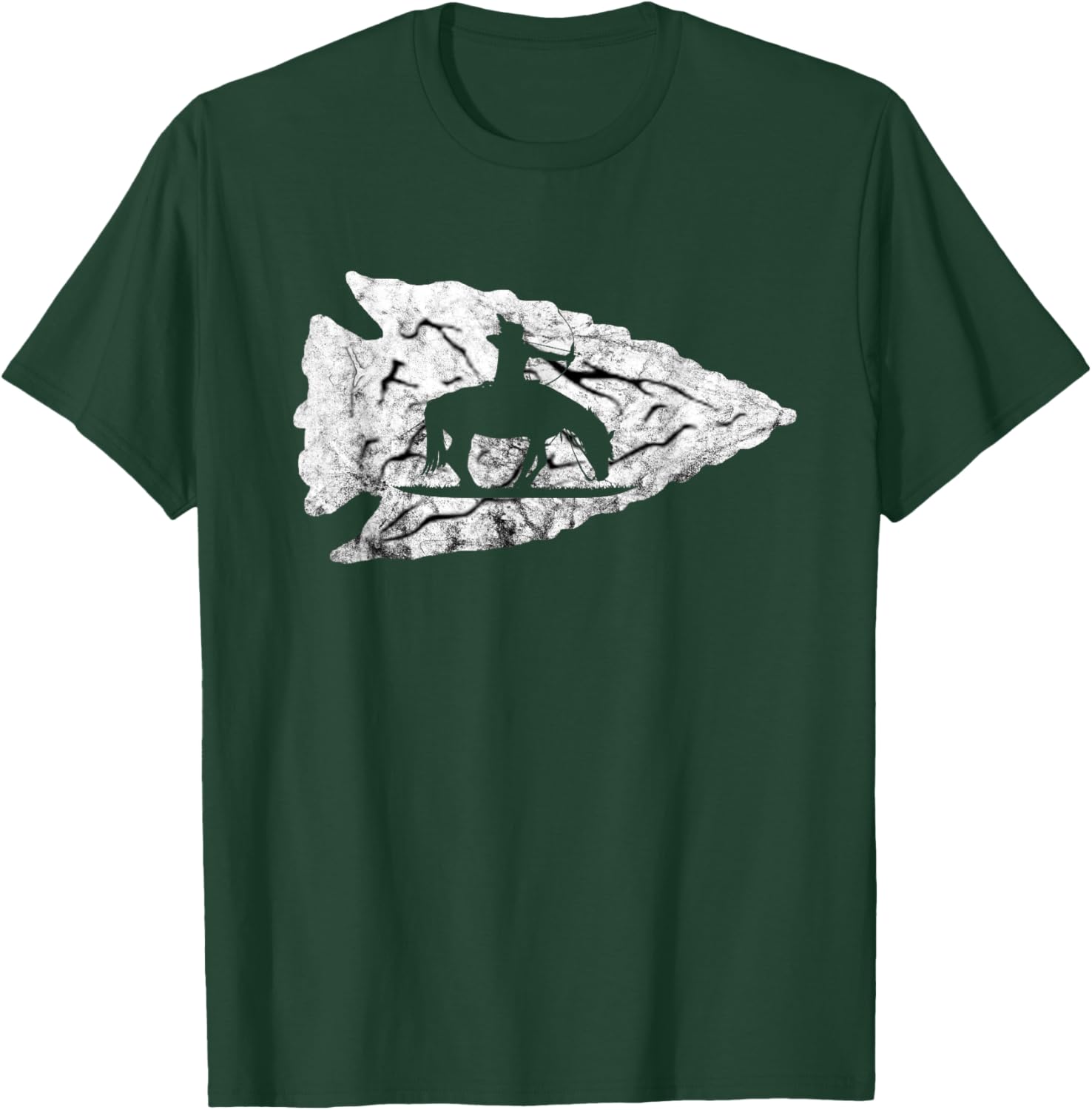 Arrowhead Hunting Native American Relic Hunter Arrowhead T-Shirt - T-Shirt | Forest