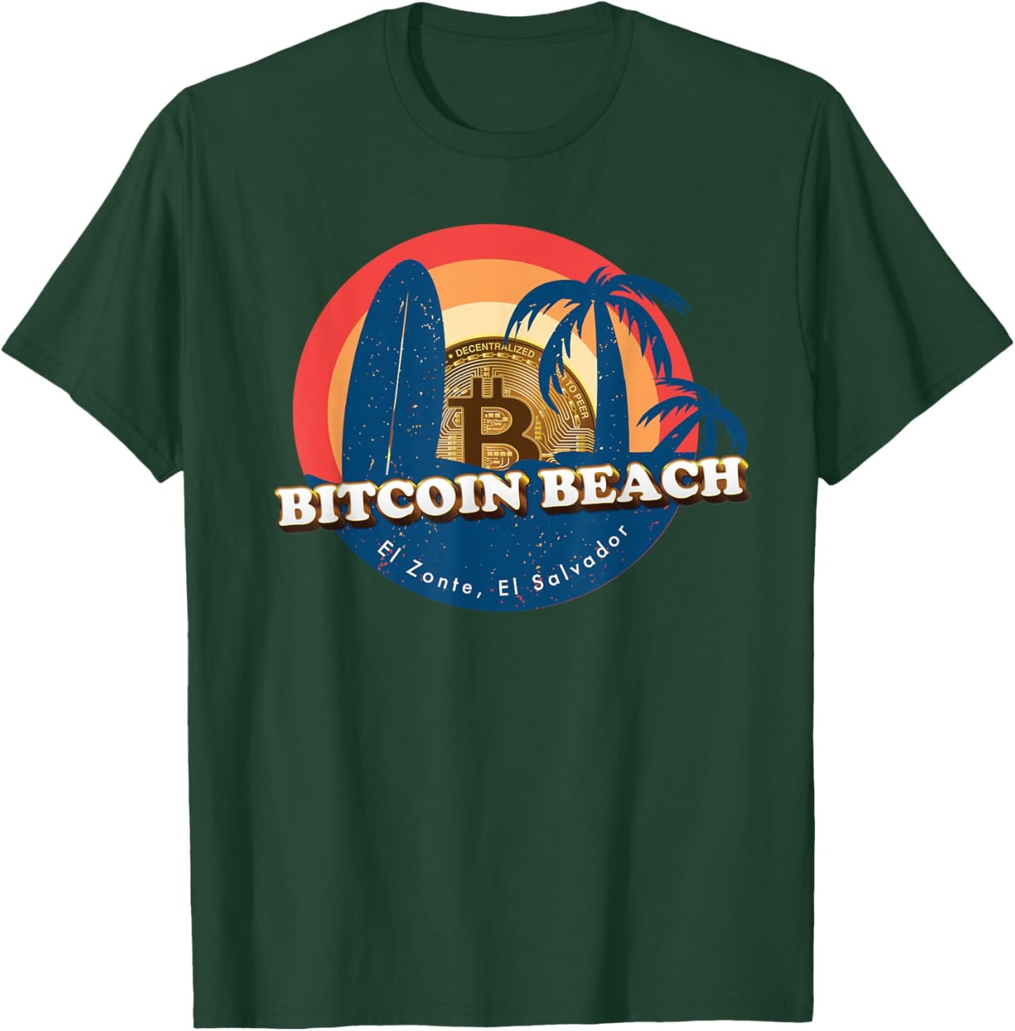 Bitcoin Beach, El Zonte, El Salvador T-Shirt - T-Shirt | Forest