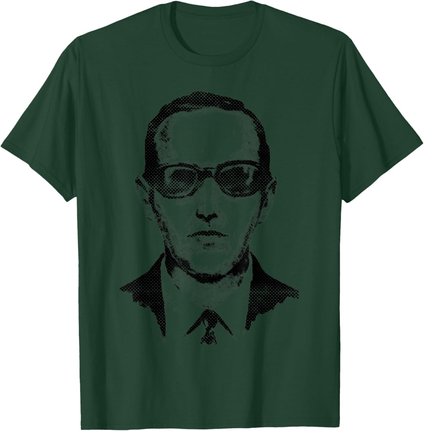 Tripping Yarns DB Cooper, Artists Impression, Halftone Police Sketch , Grey T-Shirt - T-Shirt | Forest