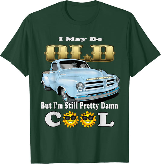 Old School Cool Classic Studebaker pickup T-Shirt - T-Shirt | Forest