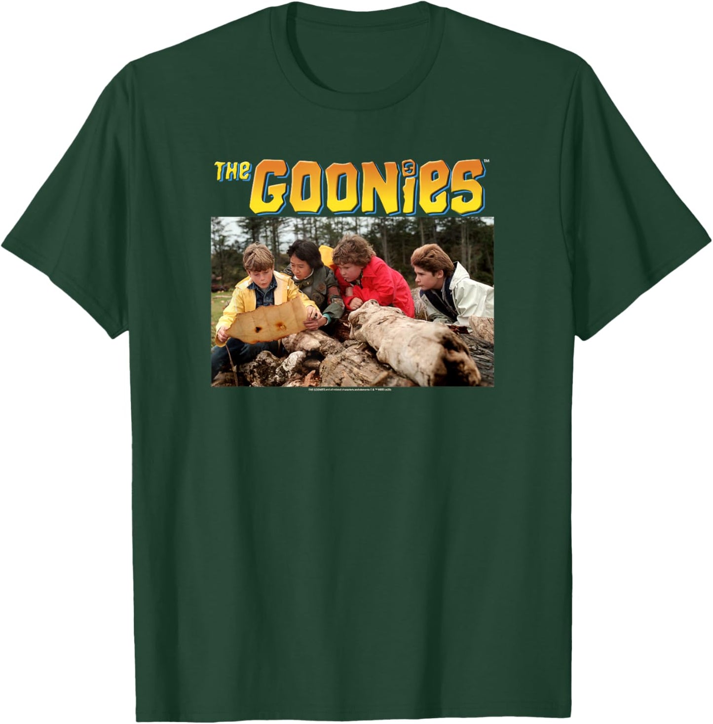 The Goonies Group Photo Logo T-Shirt - T-Shirt | Forest