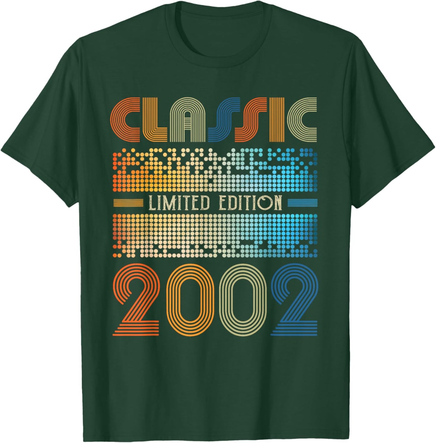 Classic 2002 Limited Edition Music Lover Born In 2002 Bday T-Shirt - T-Shirt | Forest