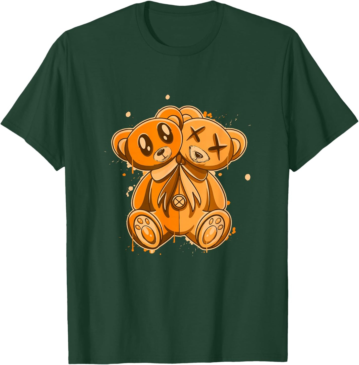 Orange I'm My own Evil Twin Orange Color Graphic T-Shirt - T-Shirt | Forest