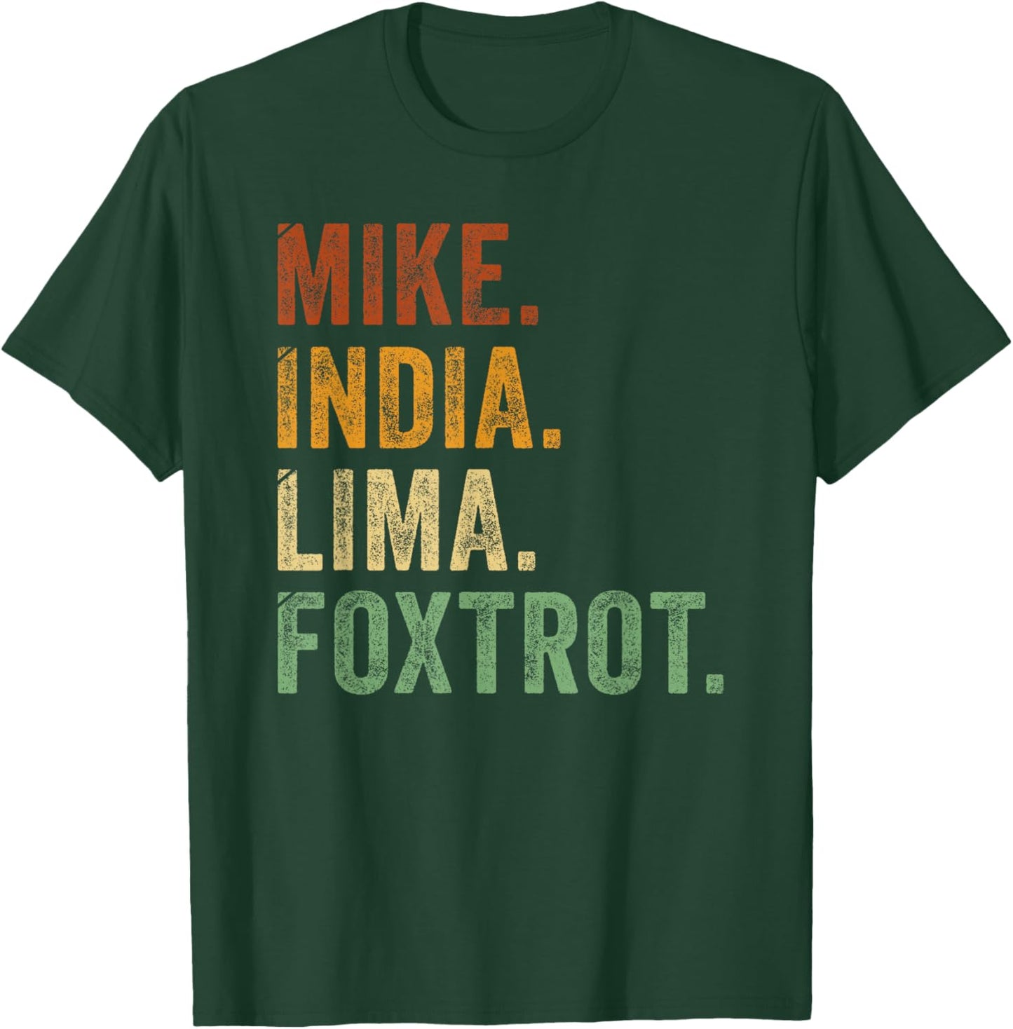 Mike India Lima Foxtrot Milf Mother Girls Women Humour T-Shirt - T-Shirt | Forest