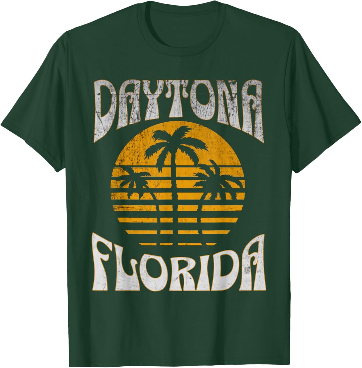 Daytona Florida Beach Summer Vacation Vintage T-Shirt - T-Shirt | Forest