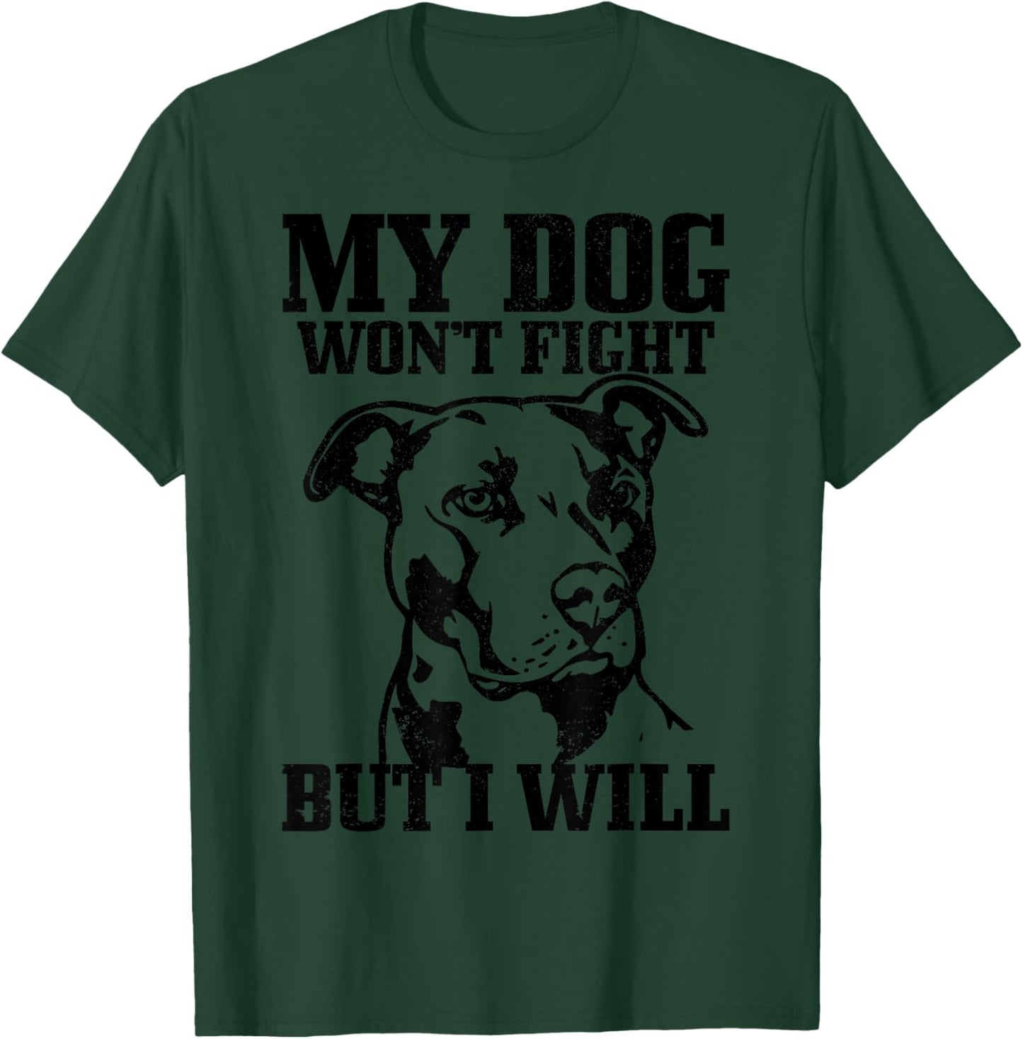 Pitbull Funny Dog Pitbull Mom Pitbull Dad T-Shirt - T-Shirt | Forest