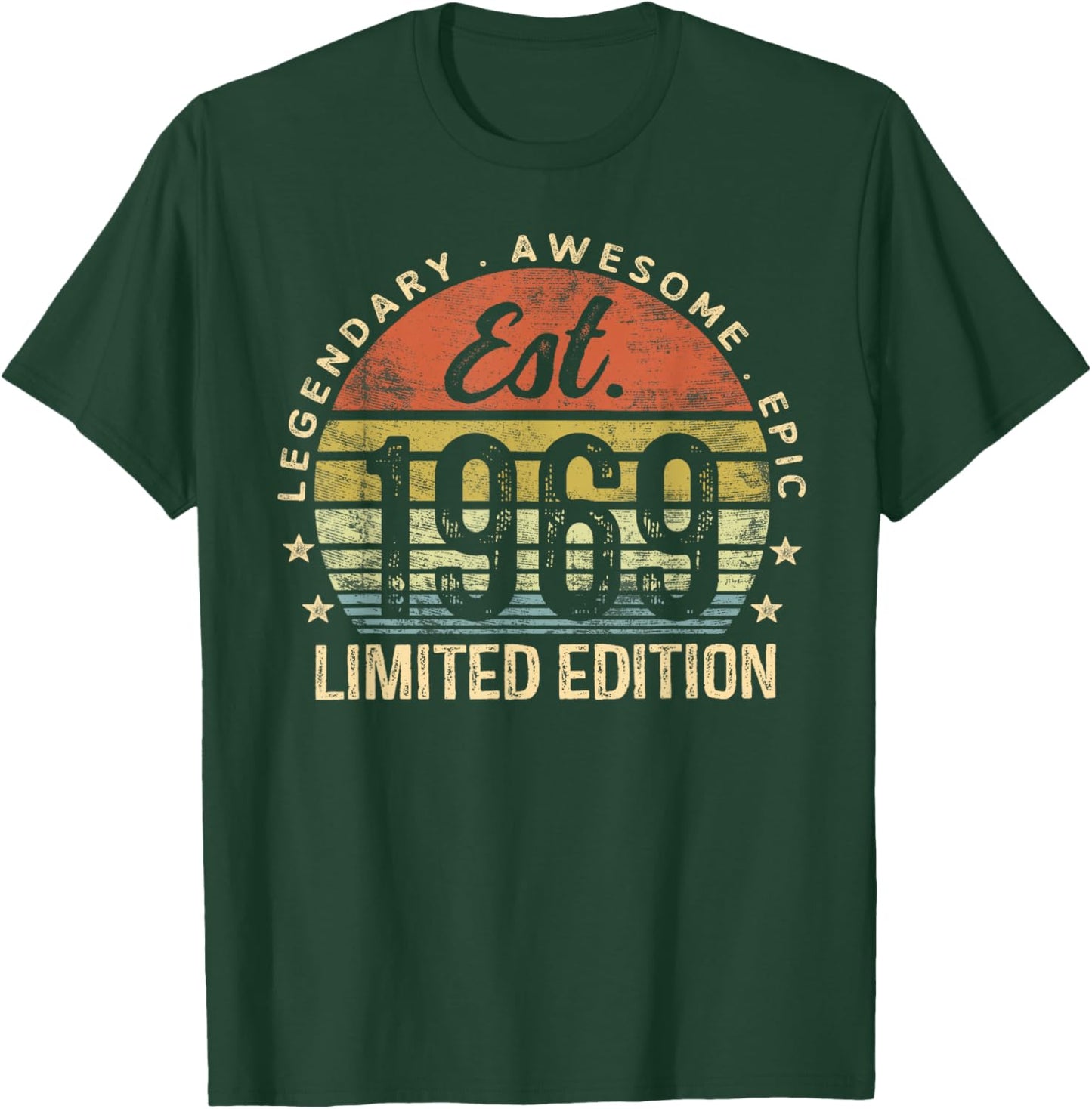 Est 1969 Limited Edition 56th Birthday Vintage 56 Year Old T-Shirt - T-Shirt | Forest