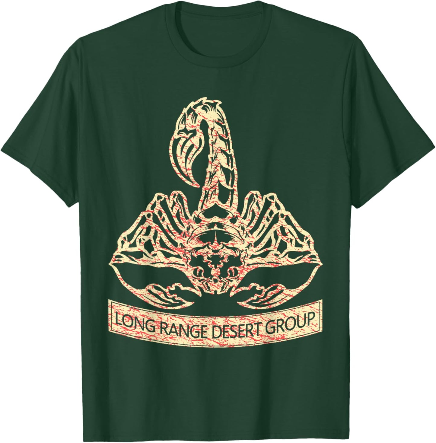 British LRDG Special Force Range Desert Group WW2 T-Shirt - T-Shirt | Forest