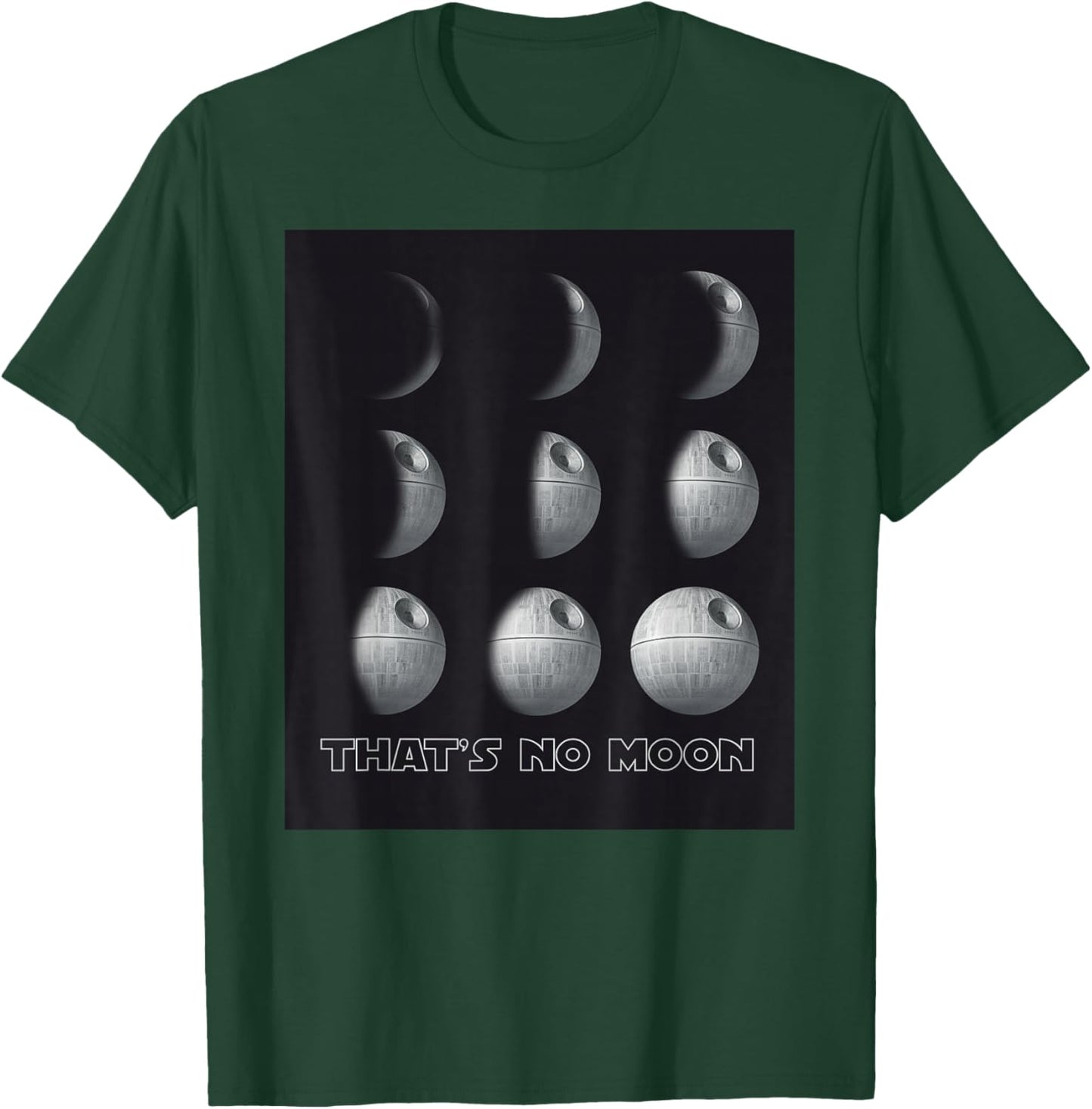 Star Wars Death Star Phases of the Moon T-Shirt - T-Shirt | Forest