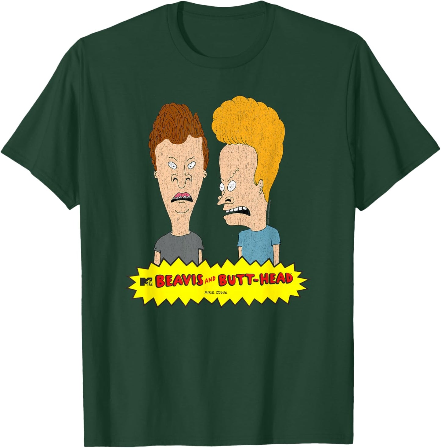 Beavis and Butt-Head Faces Graphic T-Shirt - T-Shirt | Forest