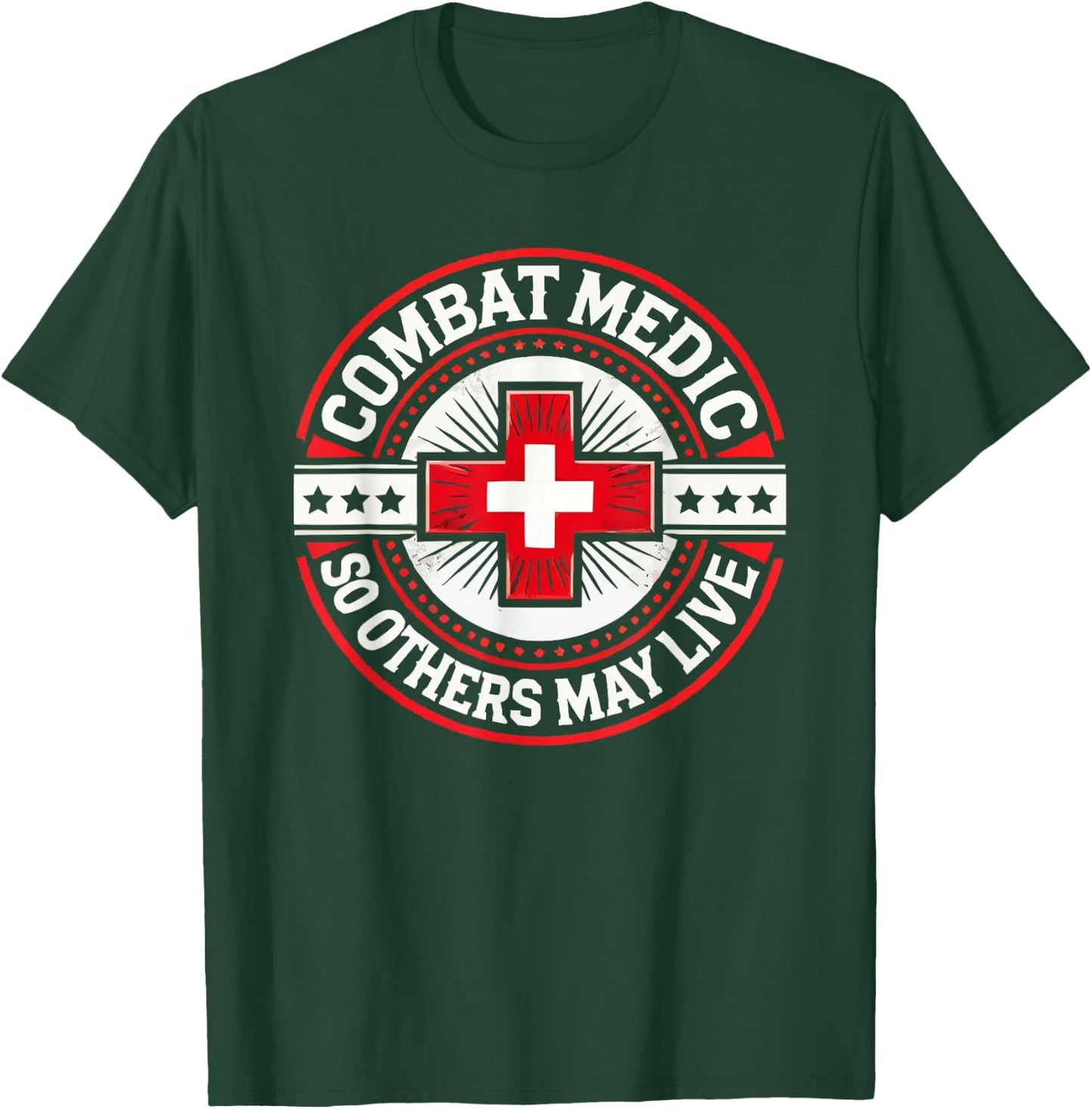 Combat Medic First Aid Field Medic Military T-Shirt - T-Shirt | Forest